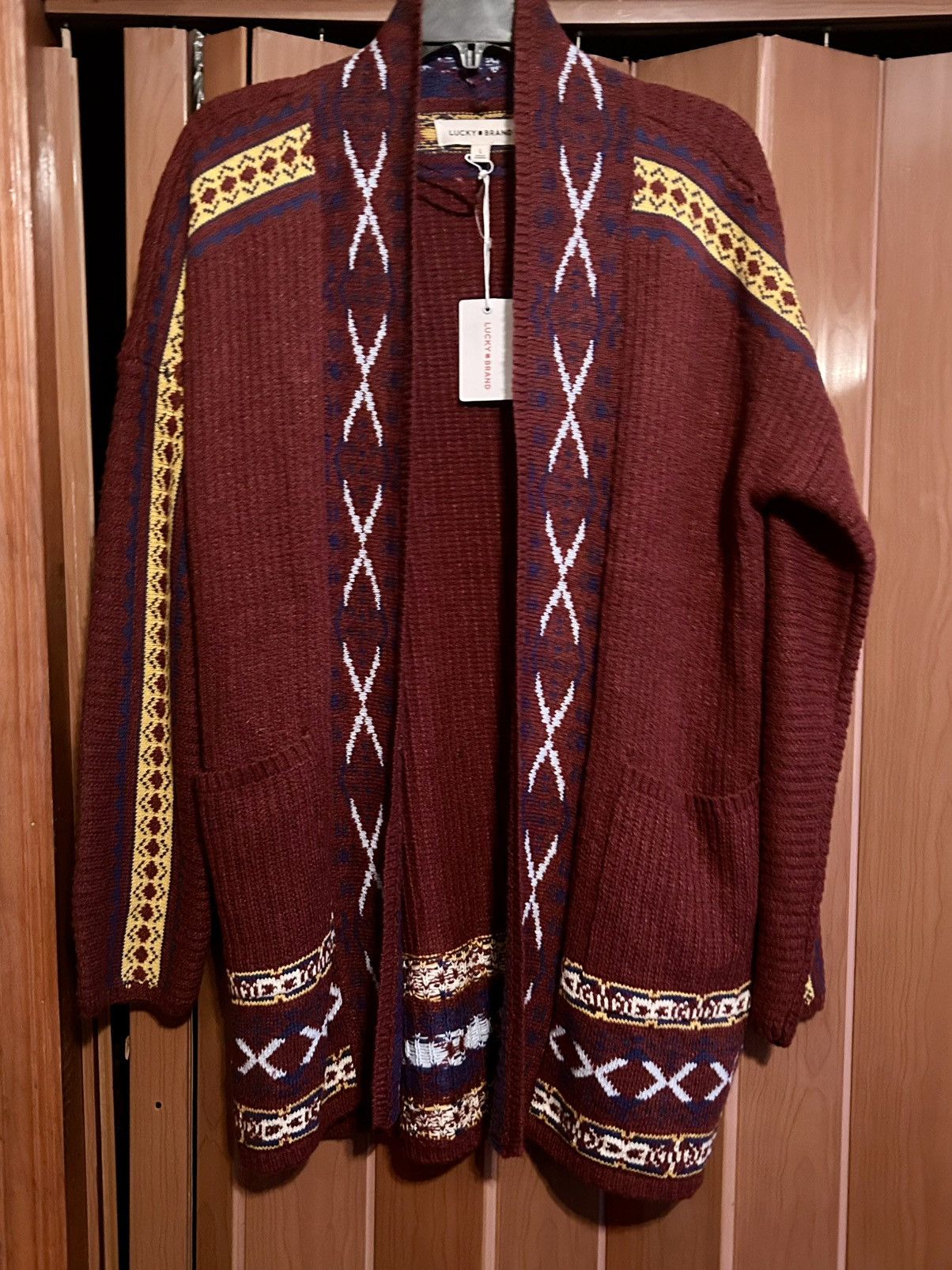 Lucky Brand LUCKY BRAND Maroon Size L / US 10 / IT 46 - 1 Thumbnail