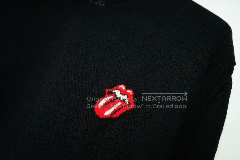 Comme des Garcons Comme Des Garcons Rolling Stones Long Sleeve Knit Top Size US S / EU 44-46 / 1 - 5 Thumbnail