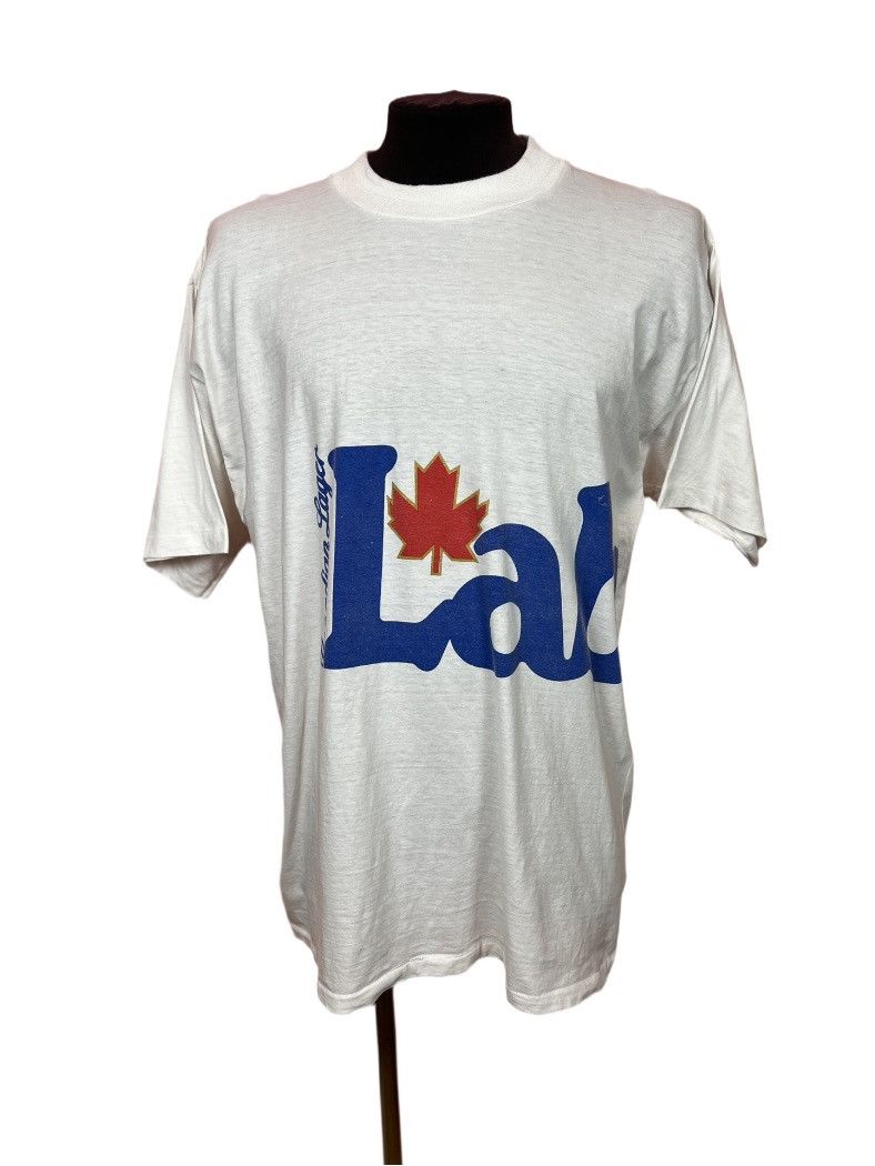 Band Tees × Vintage labatts vintage rare bear tee shirt casual oversized 1990 Size US L / EU 52-54 / 3 - 1 Thumbnail