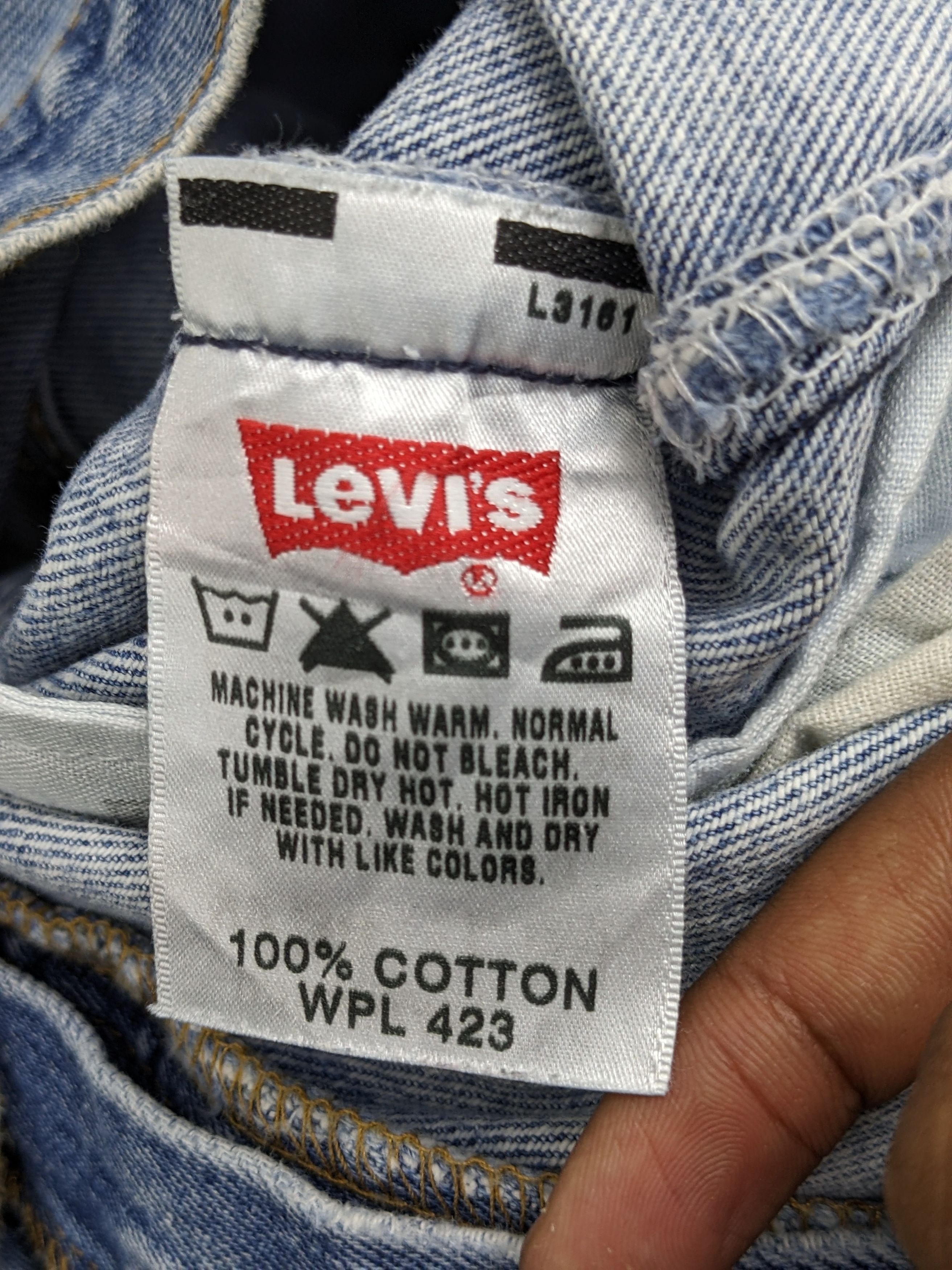 Levi's × Vintage Vintage Levis 501 Light Blue Jeans Size US 34 / EU 50 - 7 Thumbnail