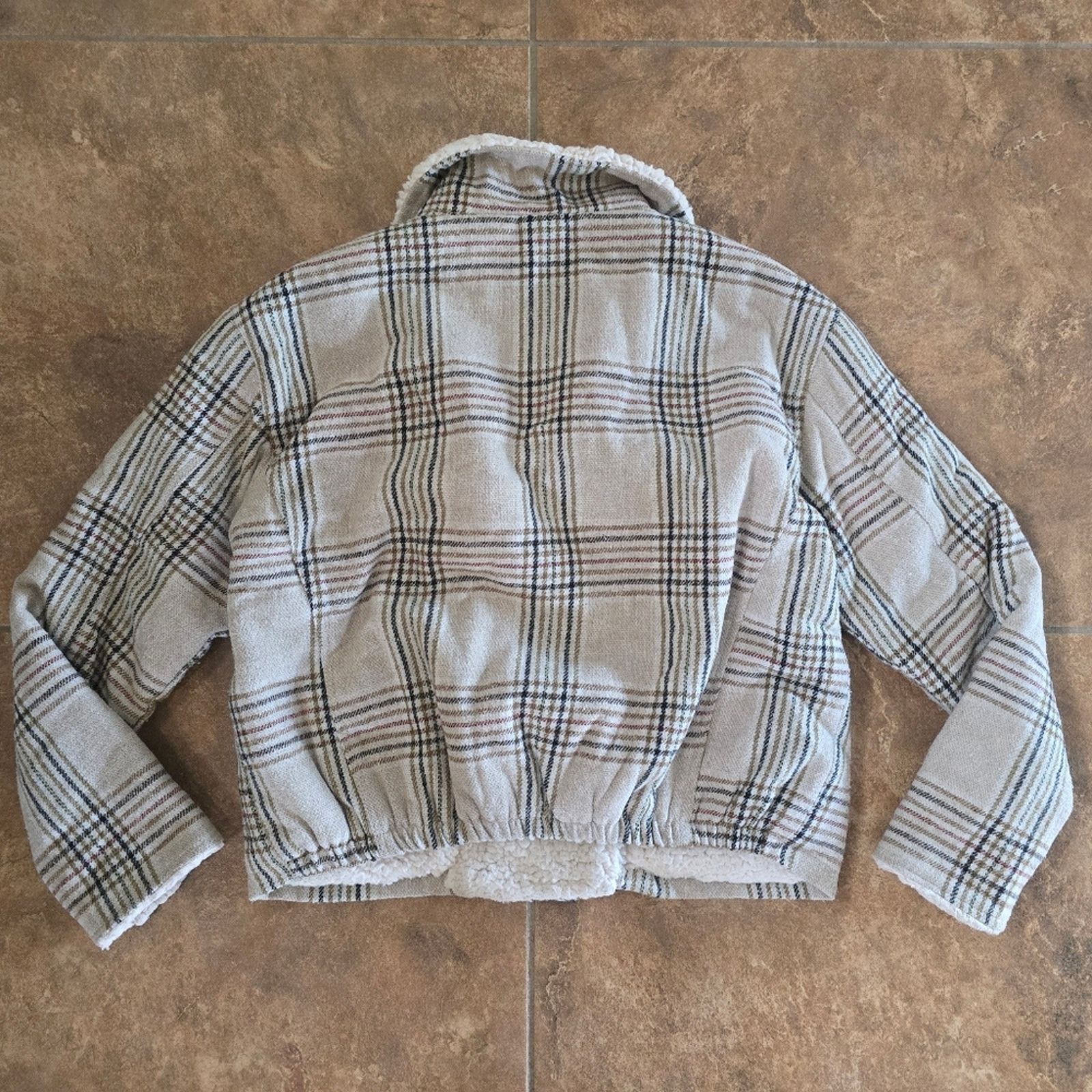 Other Beige Lined | LILYFUL | Fur Detailed Zip Up Size M / US 6-8 / IT 42-44 - 2 Thumbnail