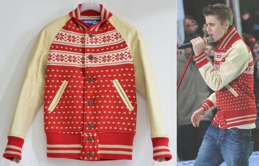 Junya Watanabe Justin Bieber Watanabe Holiday theme Varsity jacket Small Size US S / EU 44-46 / 1 - 2 Thumbnail