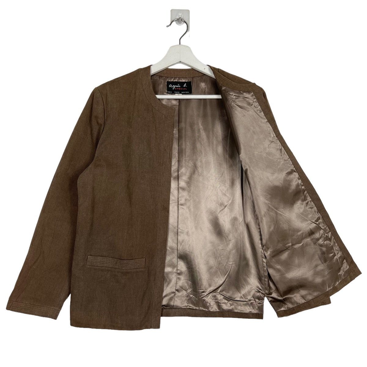 agnes b. 🔥 AGNES B SPECIAL BUTTON LESS JACKET Size M / US 6-8 / IT 42-44 - 2 Thumbnail