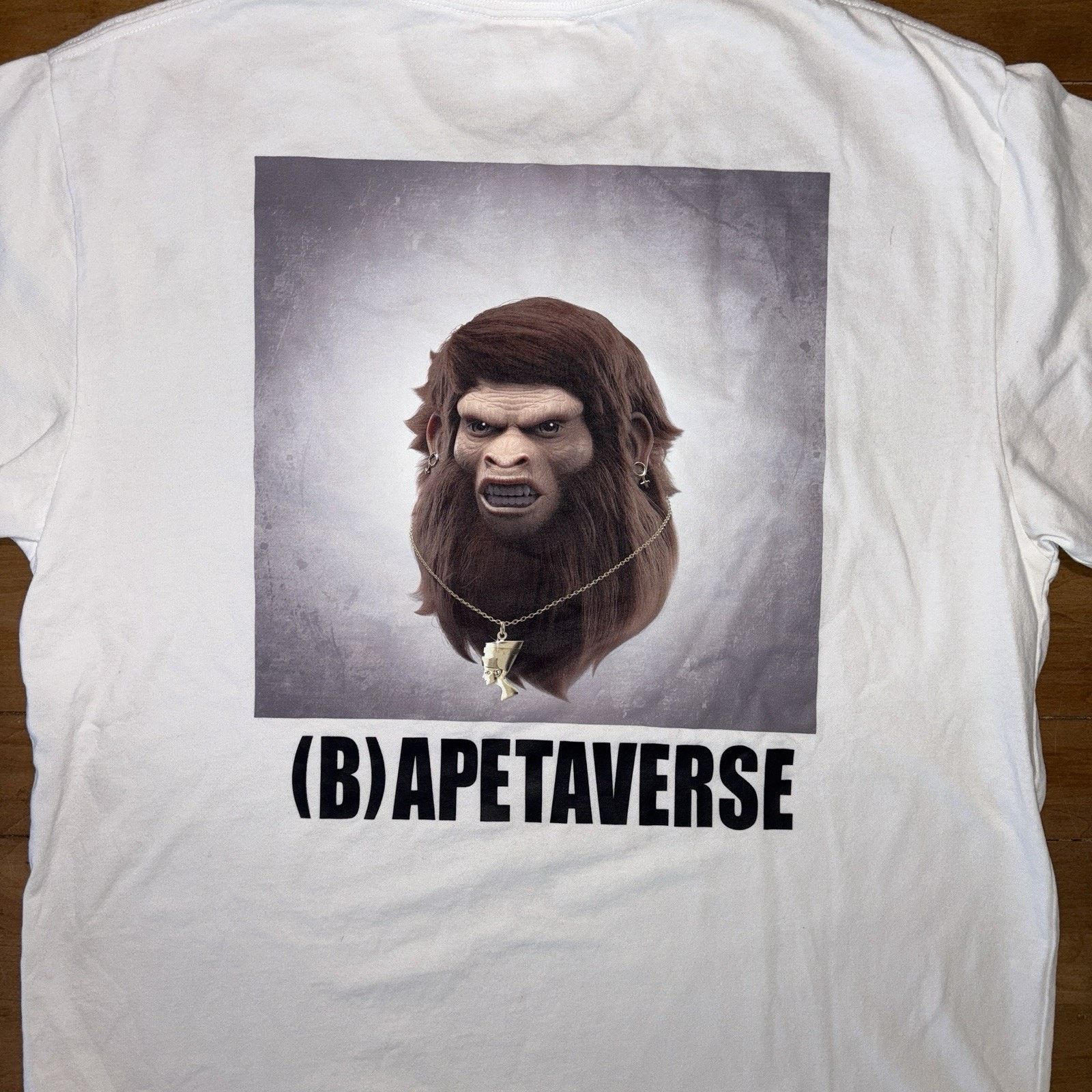 Bape (B)Apetaverse Y2K World Gone Made Men's T-Shirt Bape Logo XL Size US XL / EU 56 / 4 - 6 Thumbnail