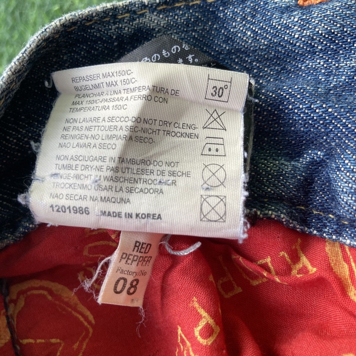 If Six Was Nine RED PEPPER FLARED BOOTCUT JEANS Size US 32 / EU 48 - 19 Thumbnail