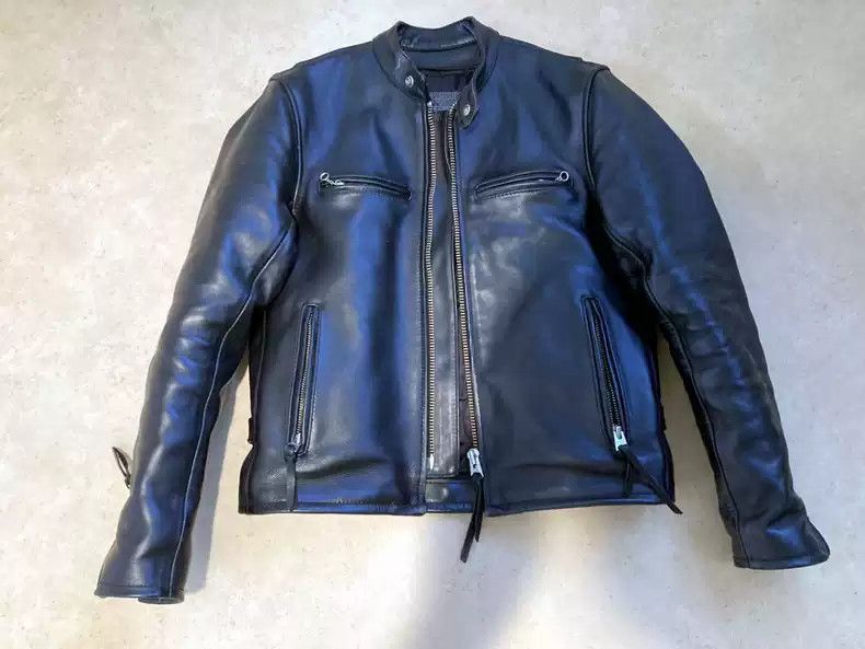 Kadoya kadoya Straight-pull collar leather coat Size US M / EU 48-50 / 2 - 1 Thumbnail