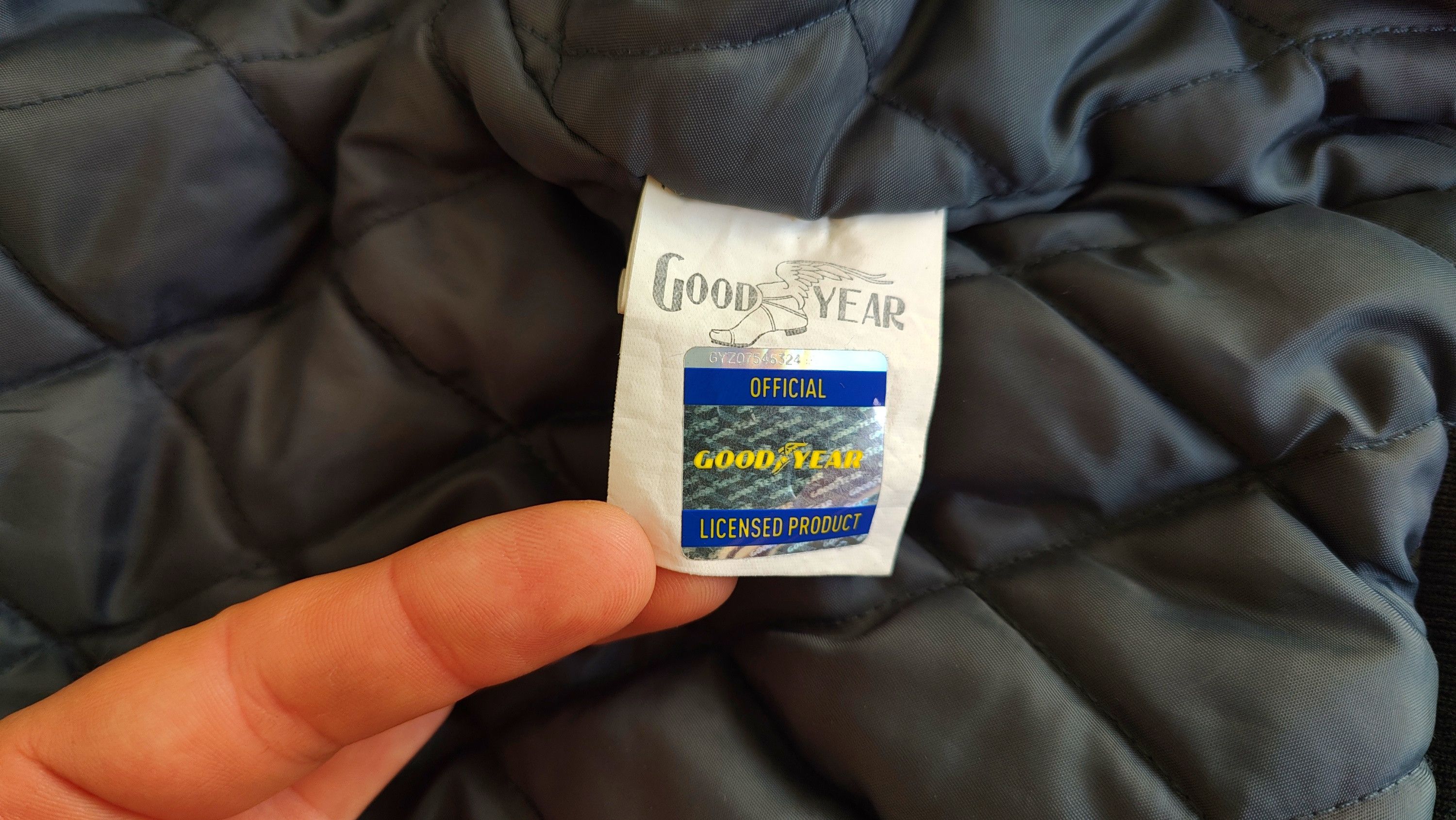 Vintage Goodyear USA Patch Aviator Military Bomber Jacket Size US L / EU 52-54 / 3 - 9 Thumbnail