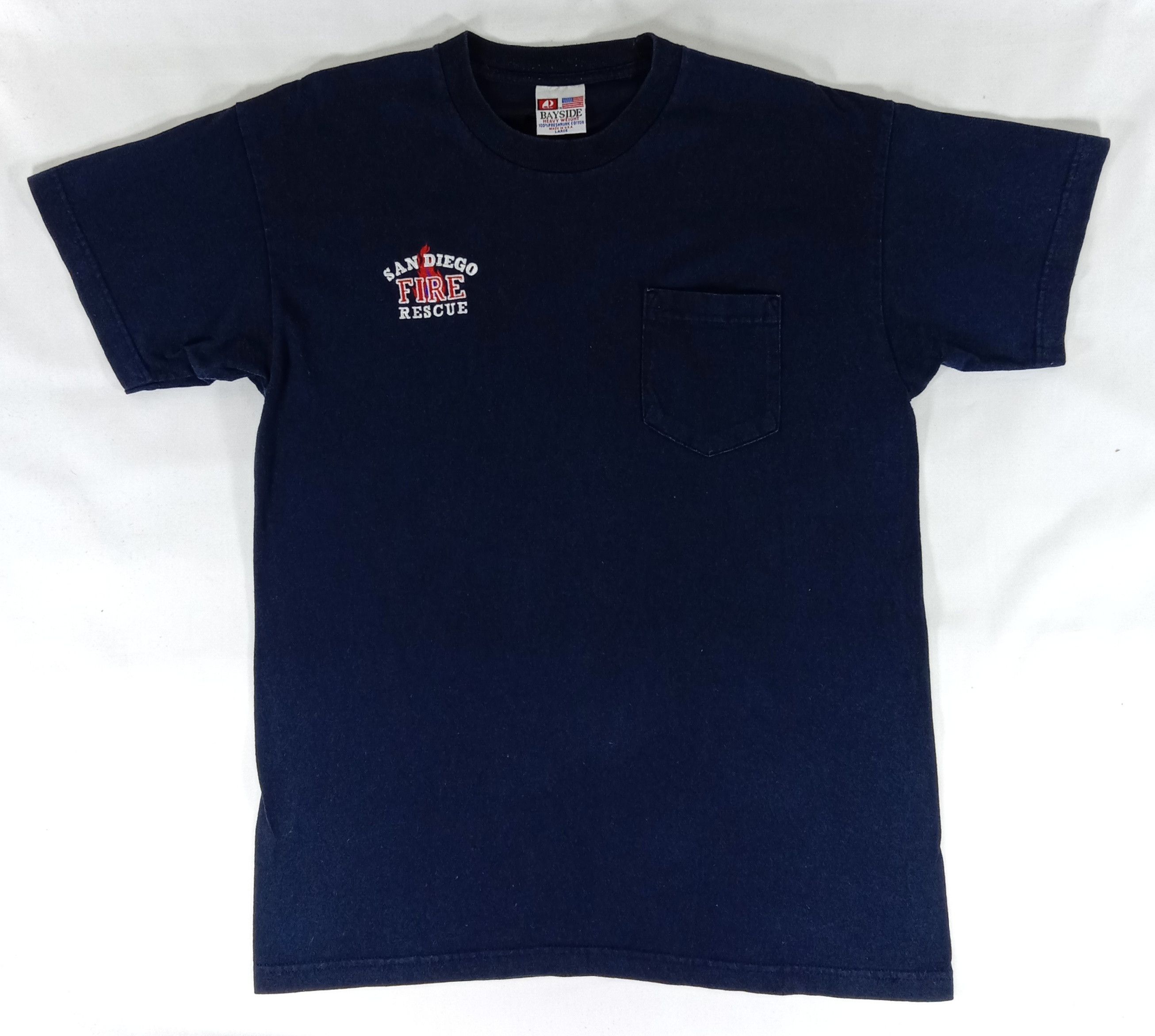 Vintage Vintage San Diago Fire Rescue Station 43 T Shirt Size US L / EU 52-54 / 3 - 1 Thumbnail