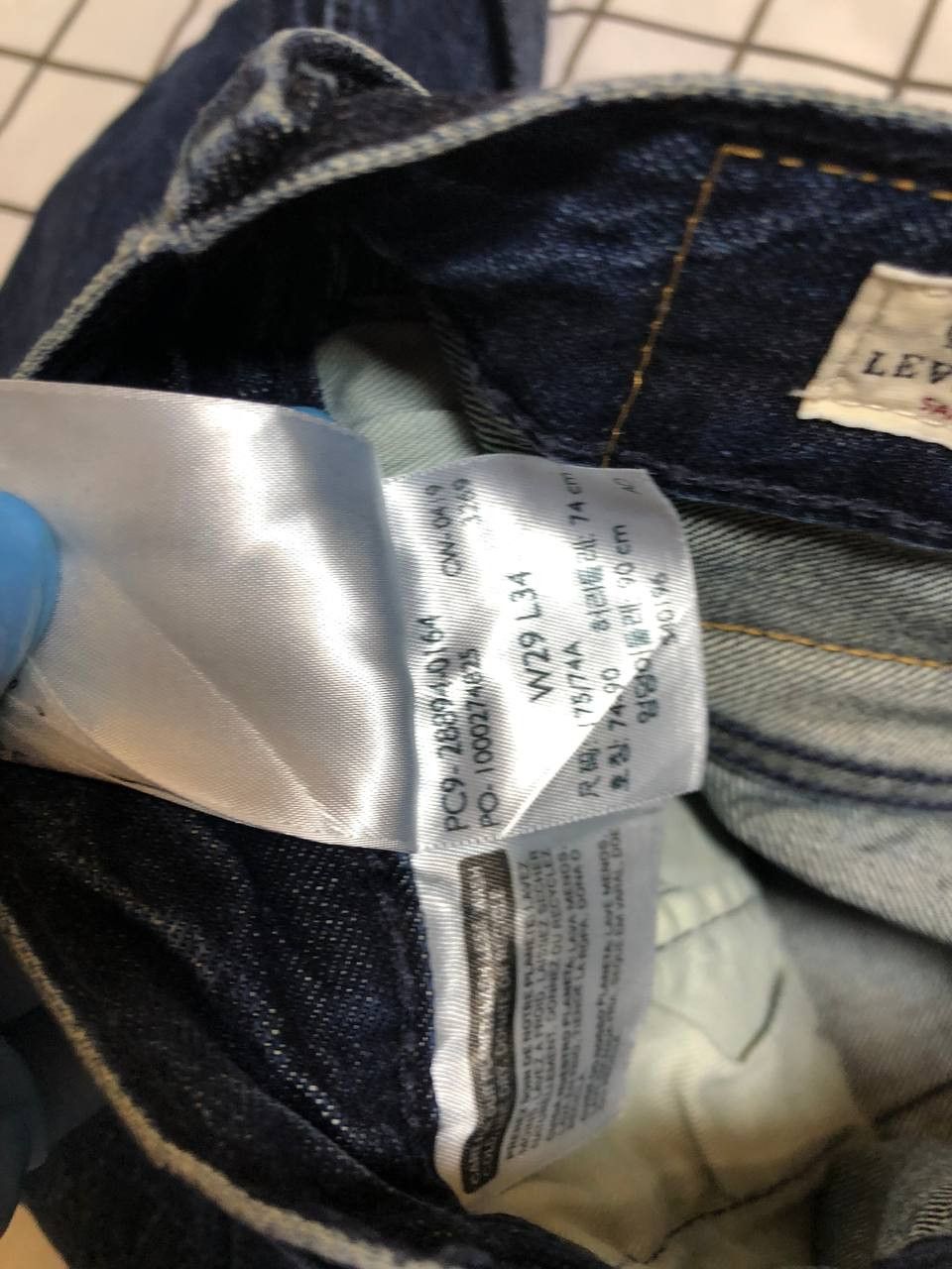 Levi's Levi Strauss 501 Mens Dark Blue Denim Casual Size US 29 - 18 Thumbnail