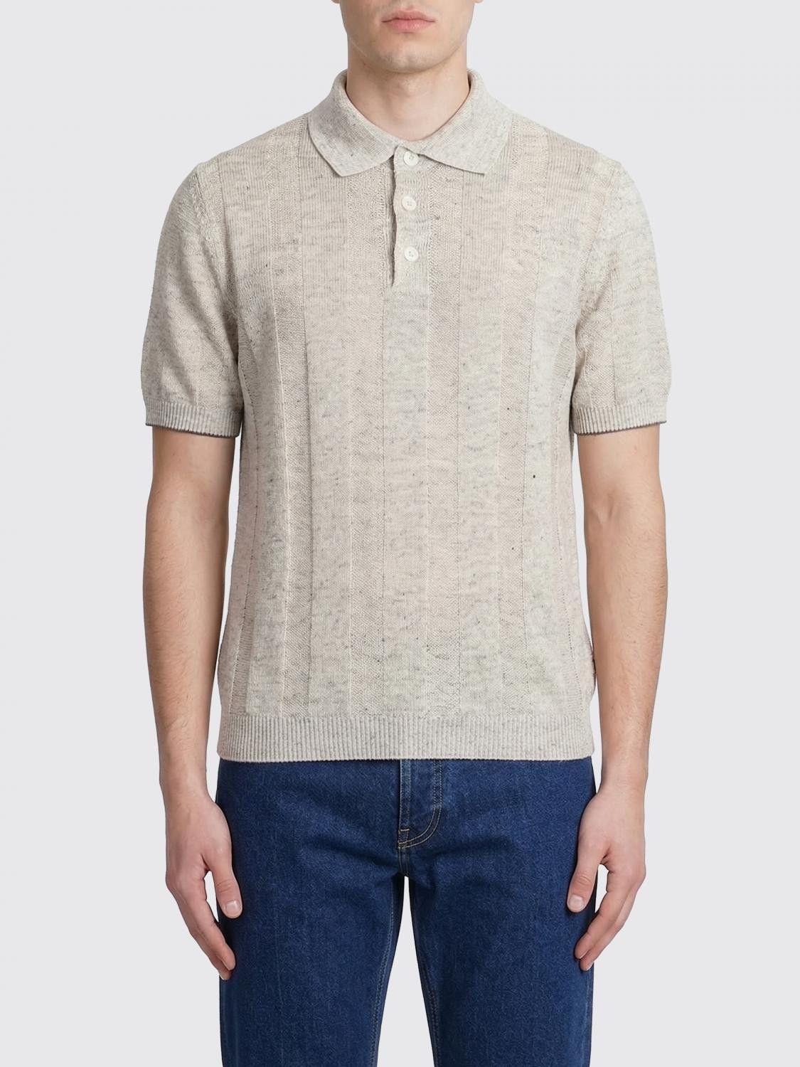 Brunello Cucinelli Brunello Cucinelli Polo Shirt Men Rope Size US M / EU 48-50 / 2 - 1 Thumbnail