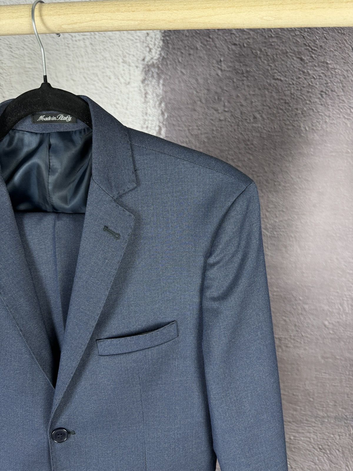 Other P. Langella Bottega italiana pattern blue 2 button 2 pc suit Size 34R - 4 Thumbnail