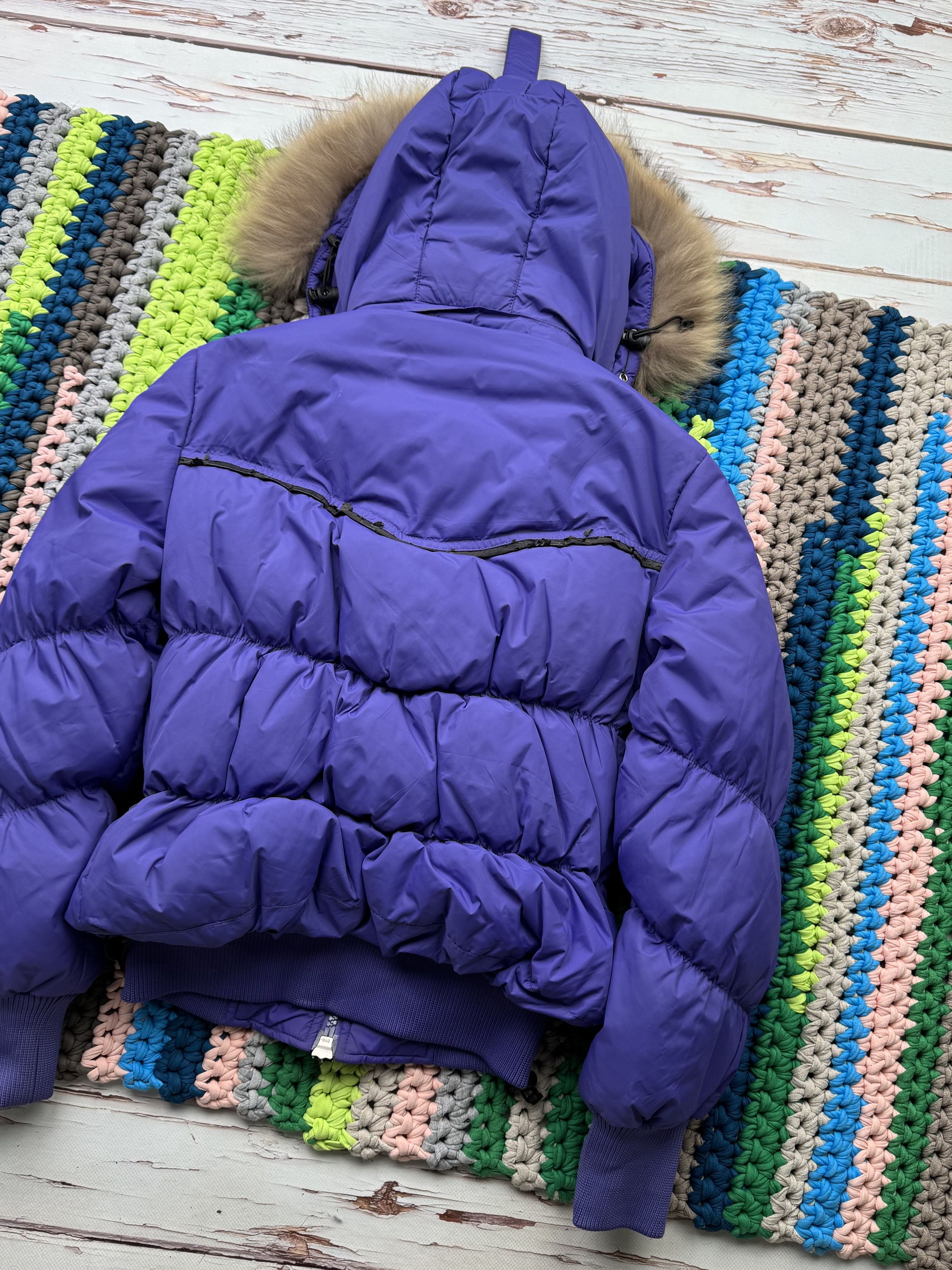 If Six Was Nine Vintage Down Cropped Hooded Jacket With Fur (D10) Size S / US 4 / IT 40 - 12 Thumbnail