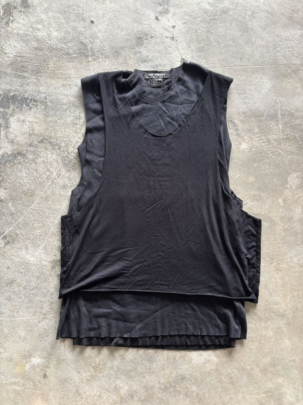 ARCHIVE RAF SIMONS AUTUMN WINTER 1998-1999 3 LAYERED TANK
