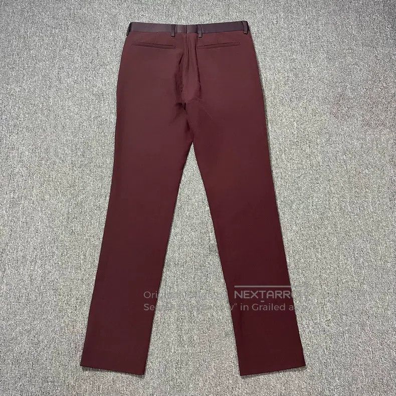 Dior Dior Burgundy satin stitching suit pants Size US 30 / EU 46 - 3 Thumbnail