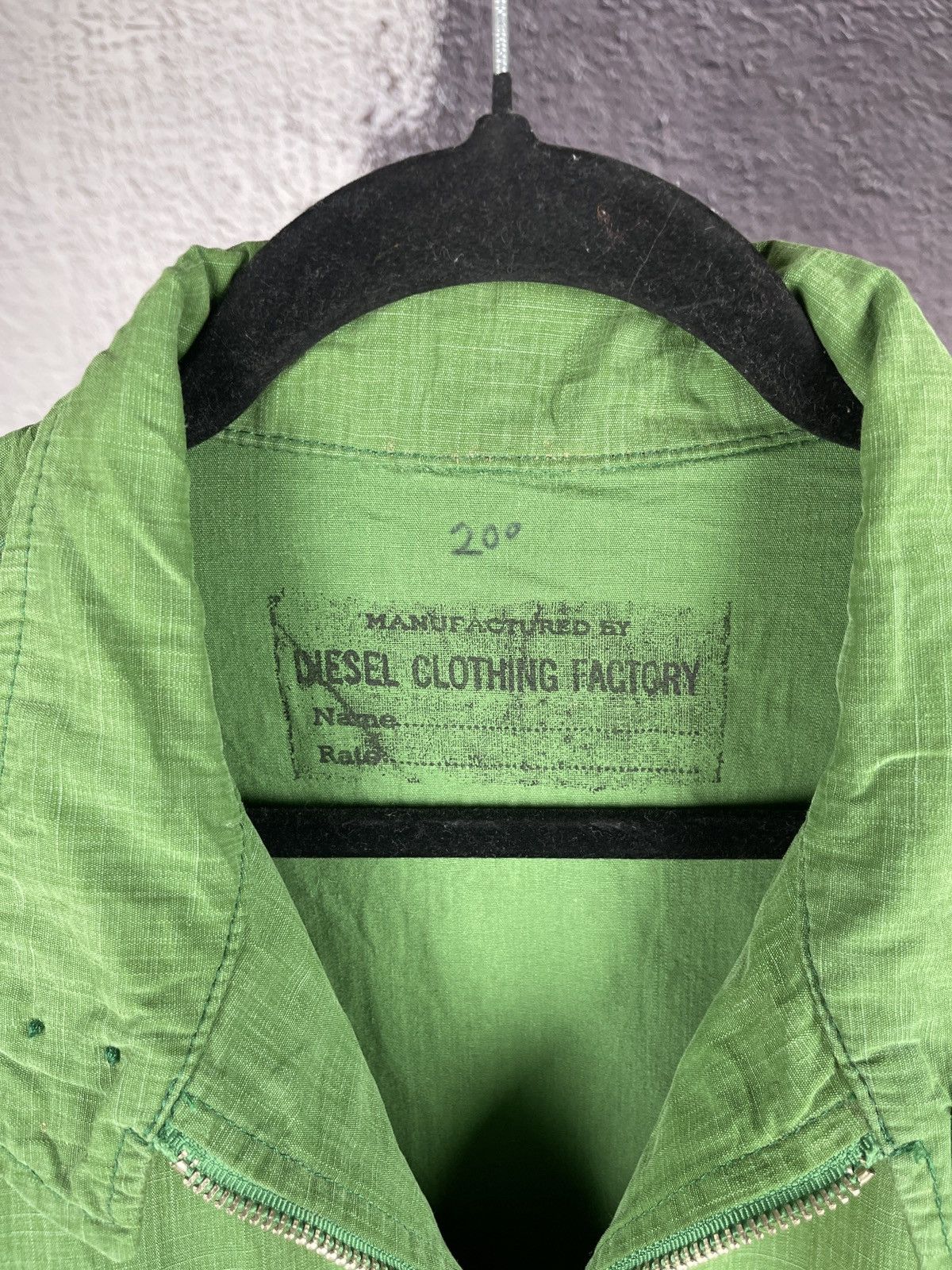 Diesel Diesel vintage made in Italy green yellow bomber jacket Size US L / EU 52-54 / 3 - 12 Thumbnail