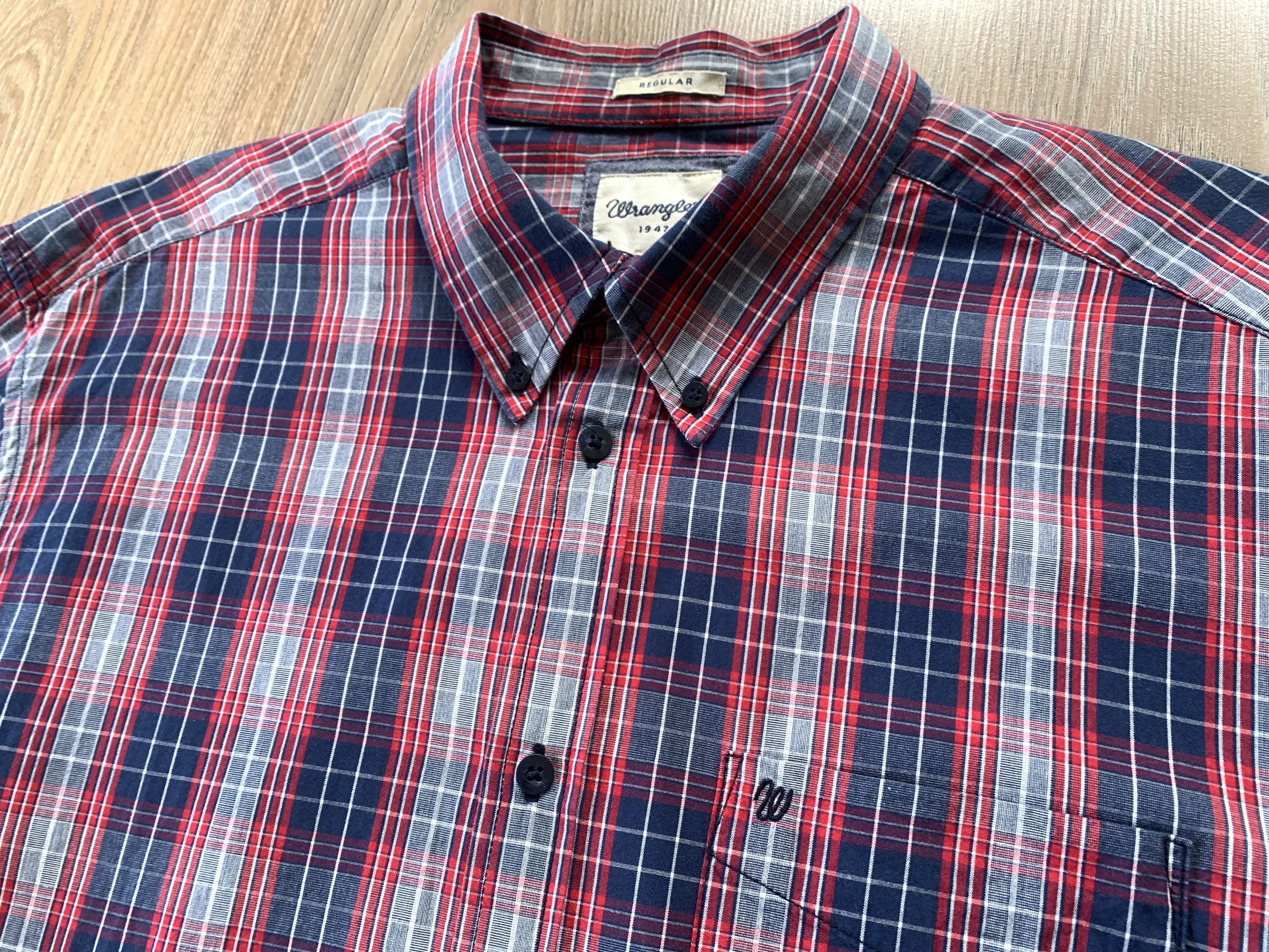 Wrangler Wrangler Plaid Cotton Long Sleeve Shirt Size US XL / EU 56 / 4 - 5 Thumbnail