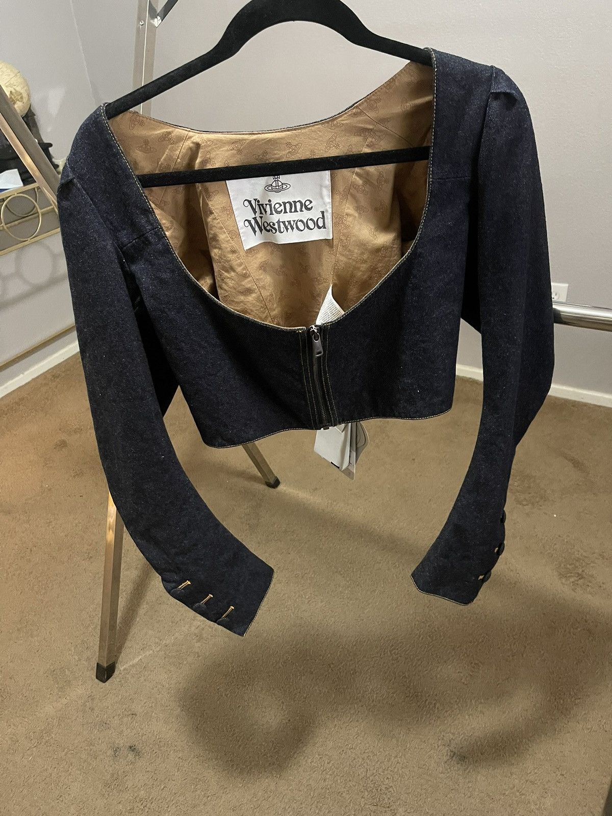 Navy Spencer Jacket (bustier/corset)