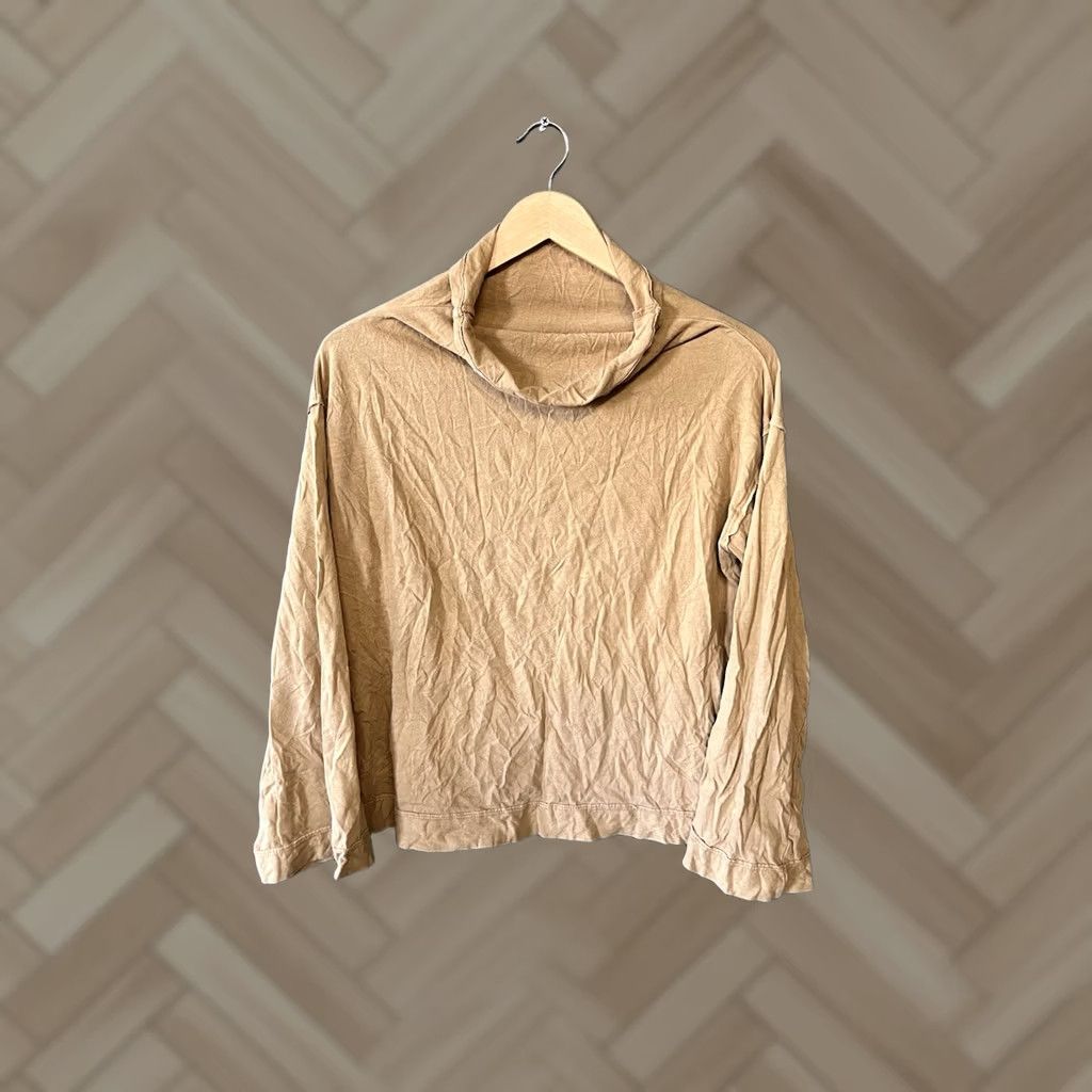 Vintage VINTAGE We The Free Womens Brown Long Sleeve Mockneck T-Shirt 2XL Size XXL / US 16-18 / IT 52-54 - 1 Thumbnail