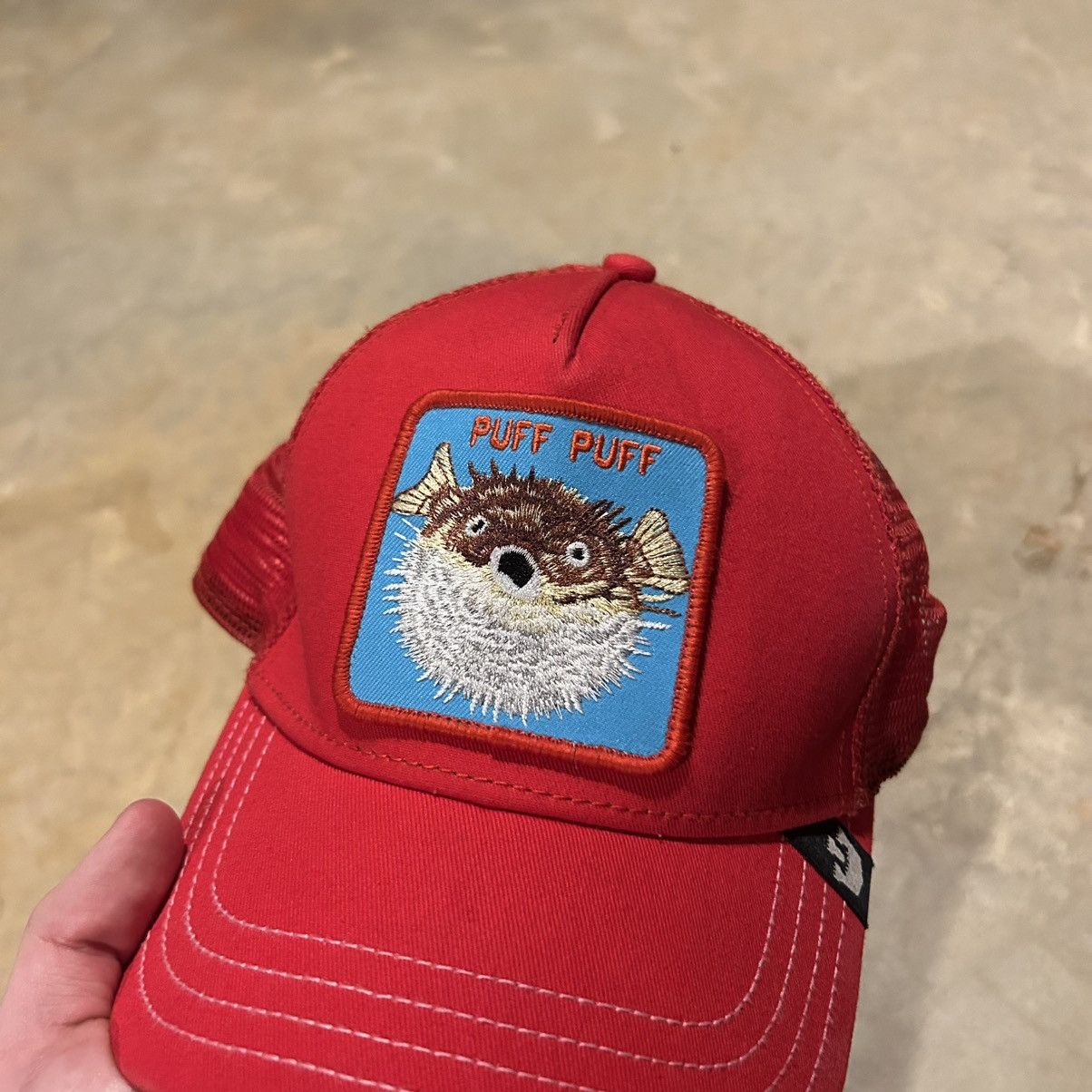 Goorin Bros. Goorin Bros Puff Puff Blowfish 4/20 Mesh Back Trucker Hat Size ONE SIZE - 3 Thumbnail