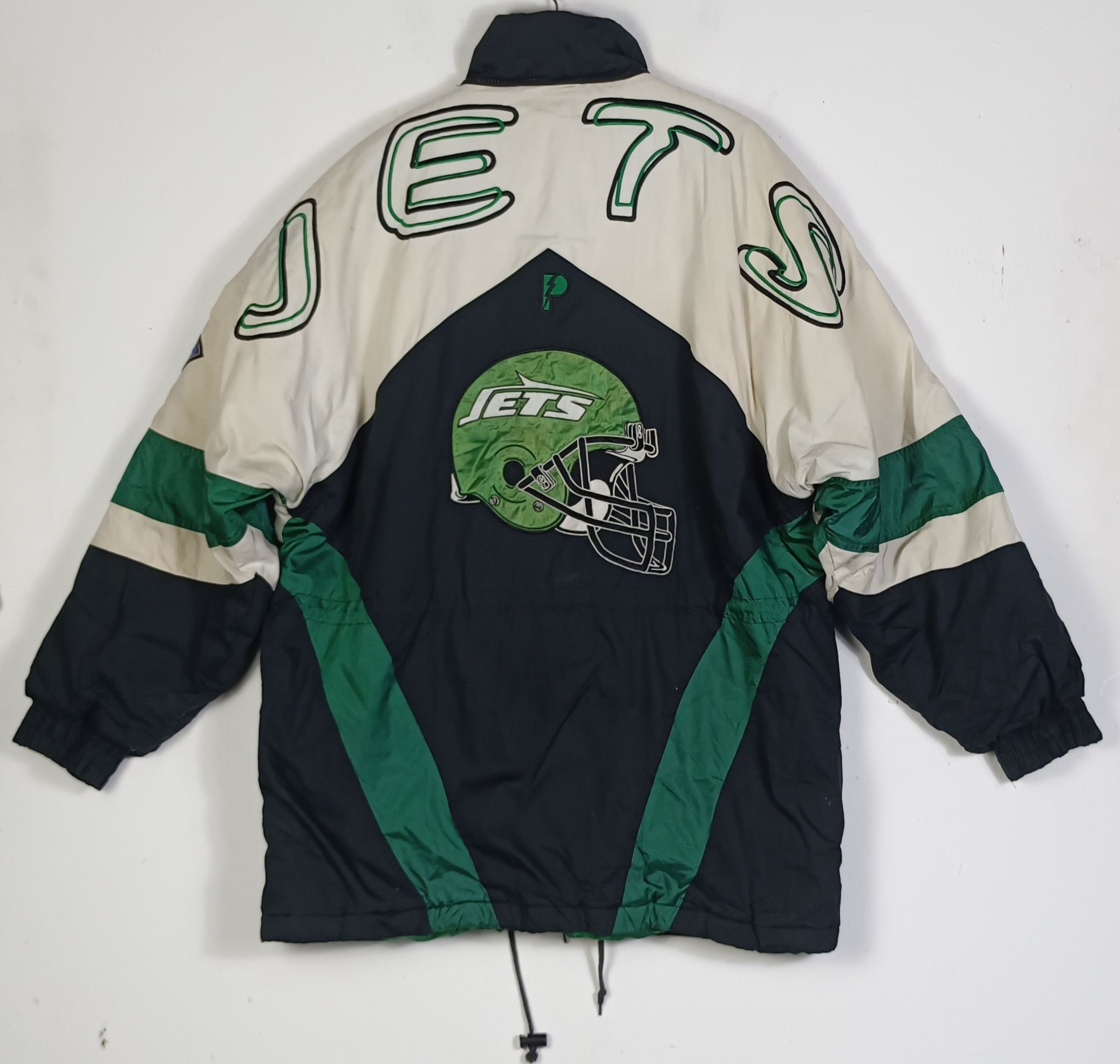 NFL Vintage 90🔥 New York Jets NFL Puffer Jacket Size US XXL / EU 58 / 5 - 1 Thumbnail