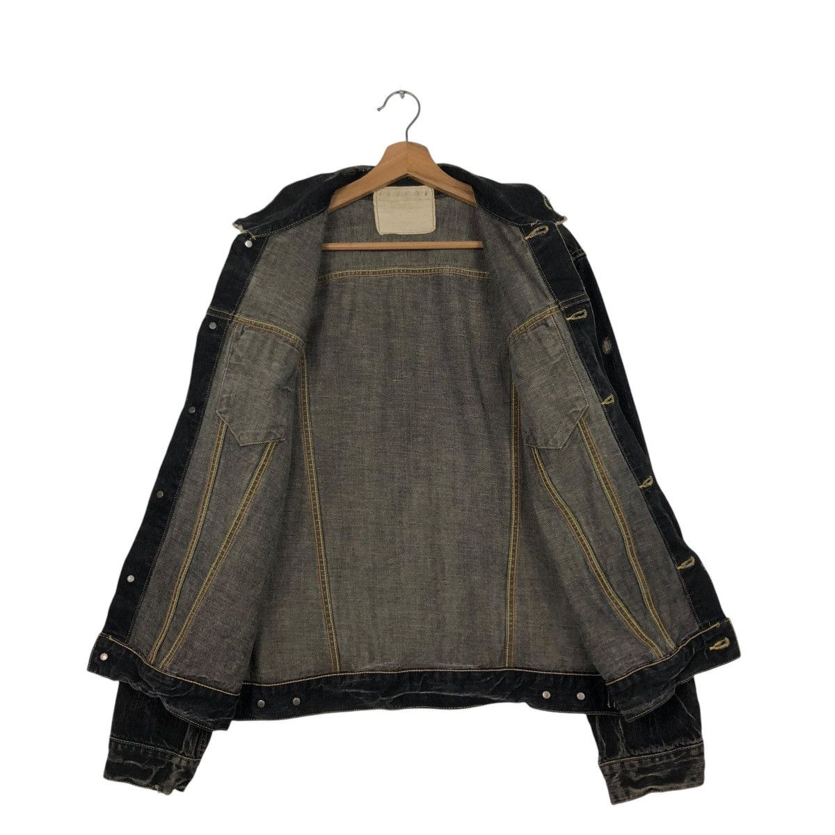 Edwin 🔥VINTAGE DENIM TRUCKER JACKET EDWIN MULTI POCKET Size US L / EU 52-54 / 3 - 15 Thumbnail