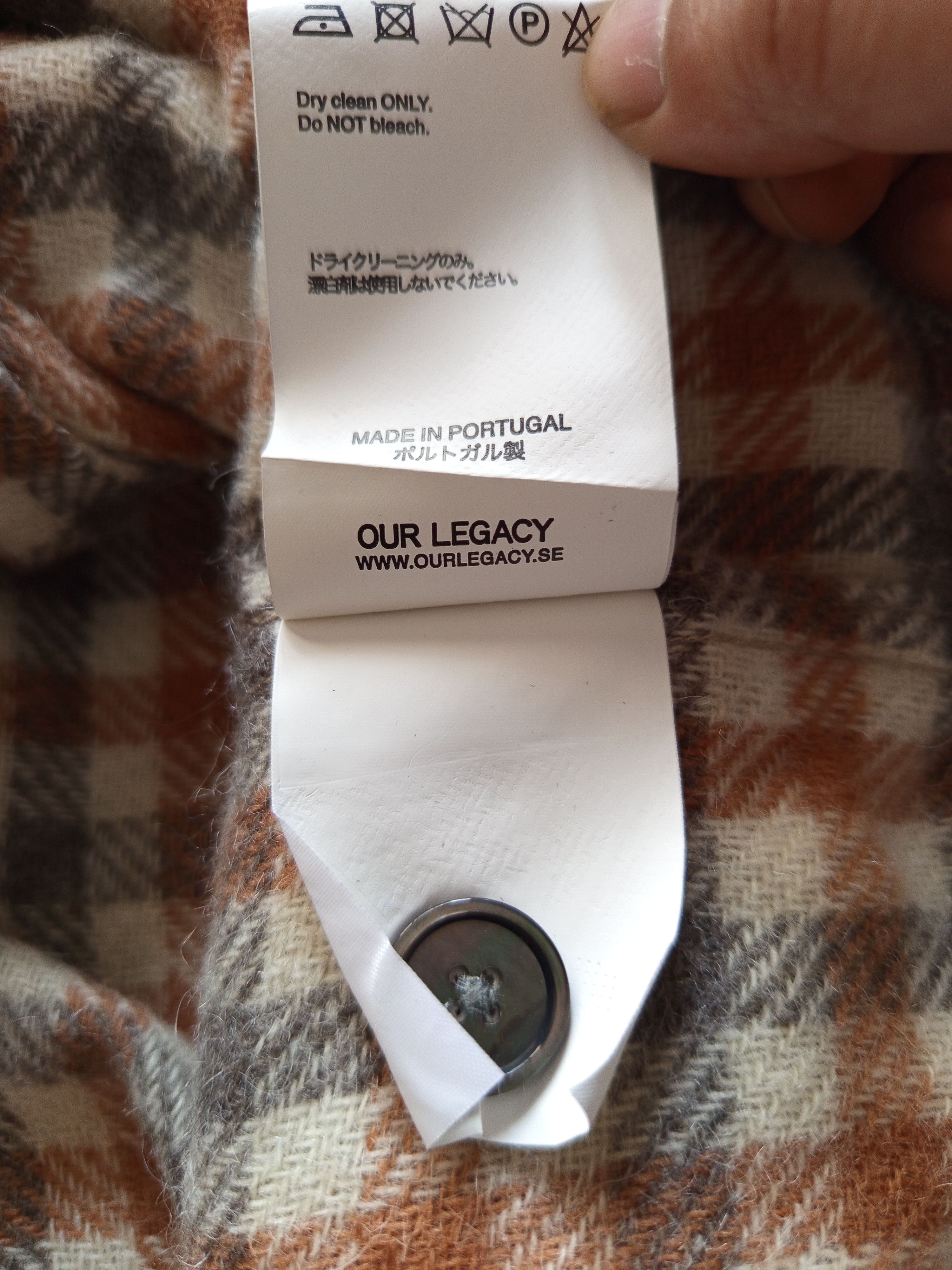 Our Legacy OUR LEGACY Evening Coach Jacket Wool Check Alpaca Size US S / EU 44-46 / 1 - 10 Thumbnail