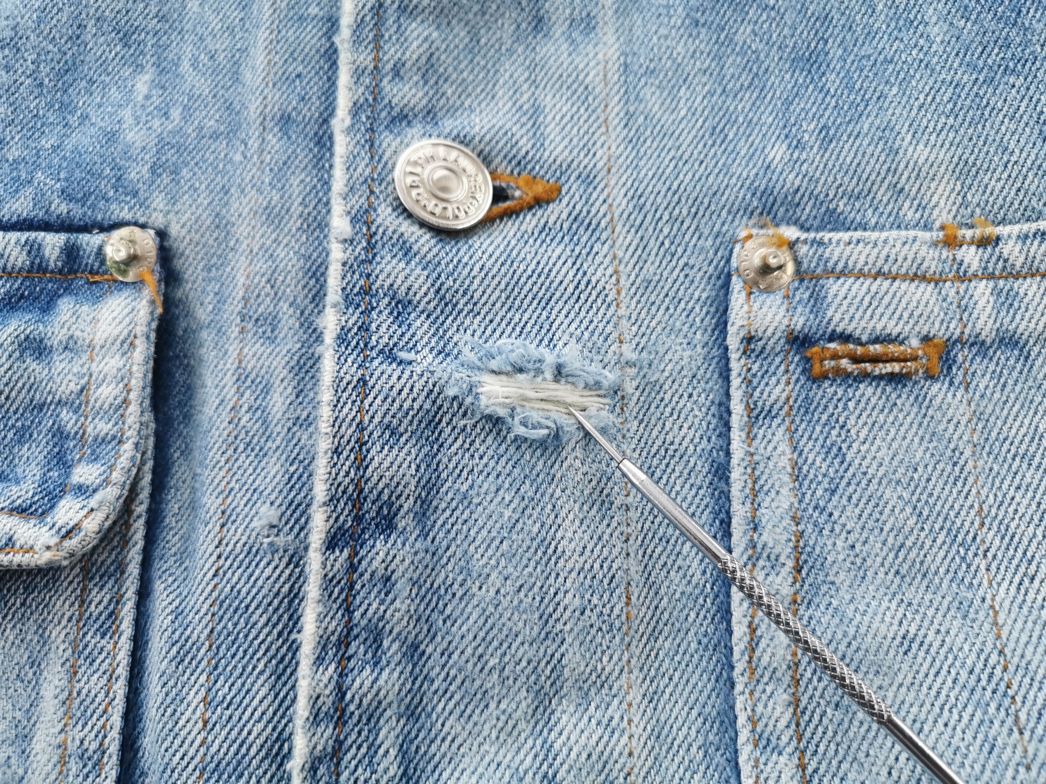 Polo Ralph Lauren Vintage 90's Polo Ralph Lauren Dungaress Denim Jacket Size US L / EU 52-54 / 3 - 8 Thumbnail