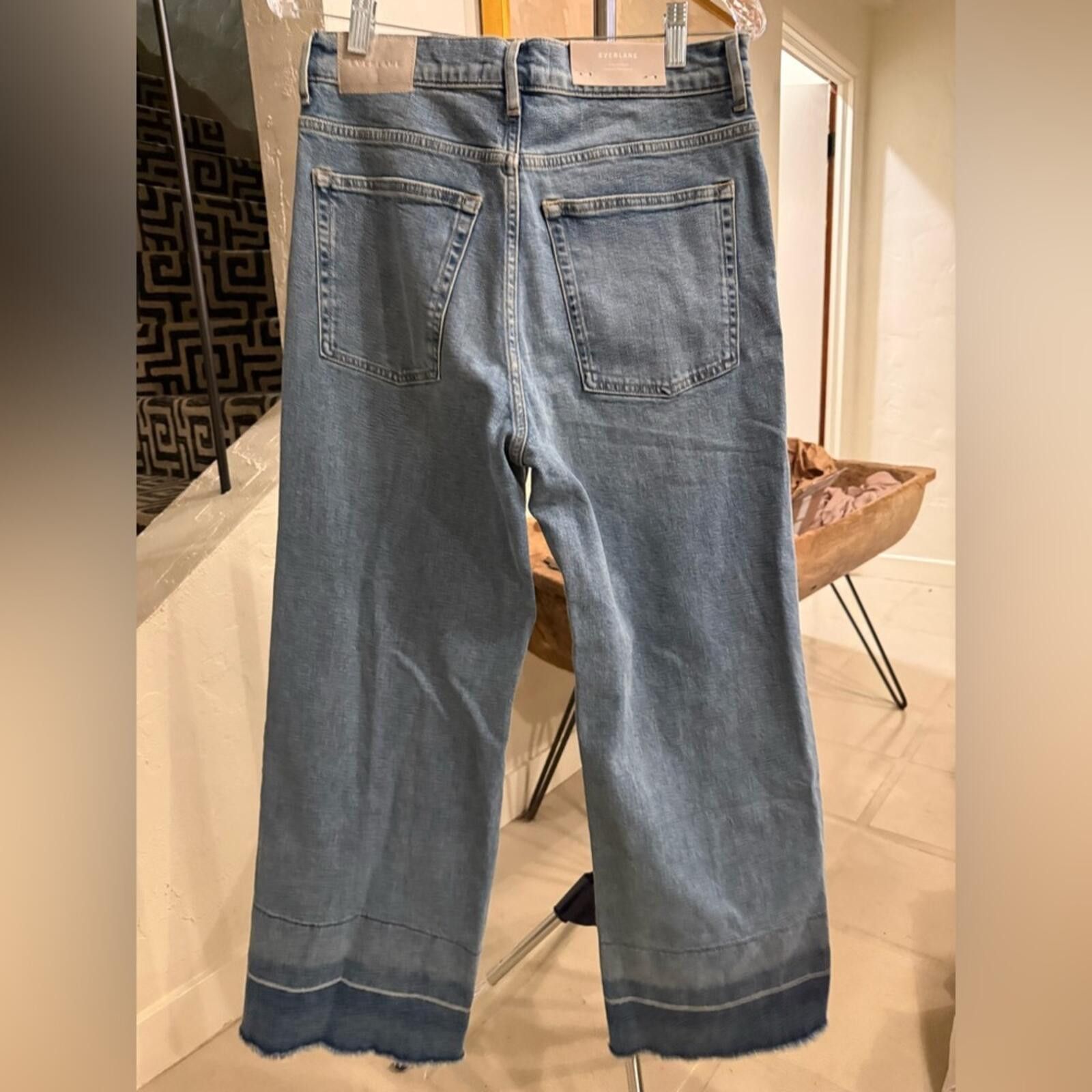 Everlane NWT Everlane Way High Sailor Jeans High Rise Wide Leg 30 Size 30" / US 8 / IT 44 - 2 Thumbnail