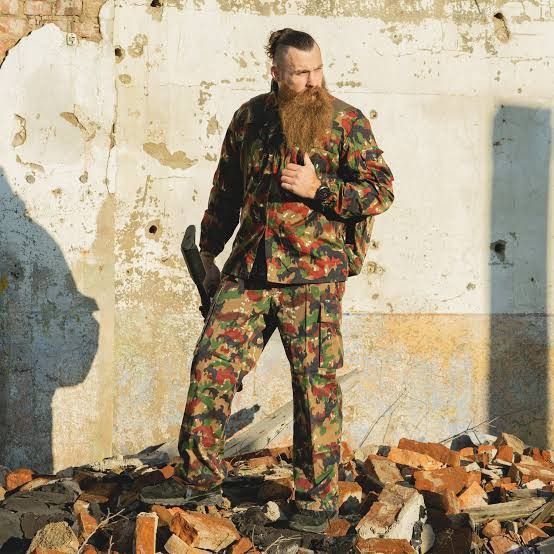 Japanese Brand M83 Swiss Field Camo Pants Size US 32 / EU 48 - 3 Thumbnail