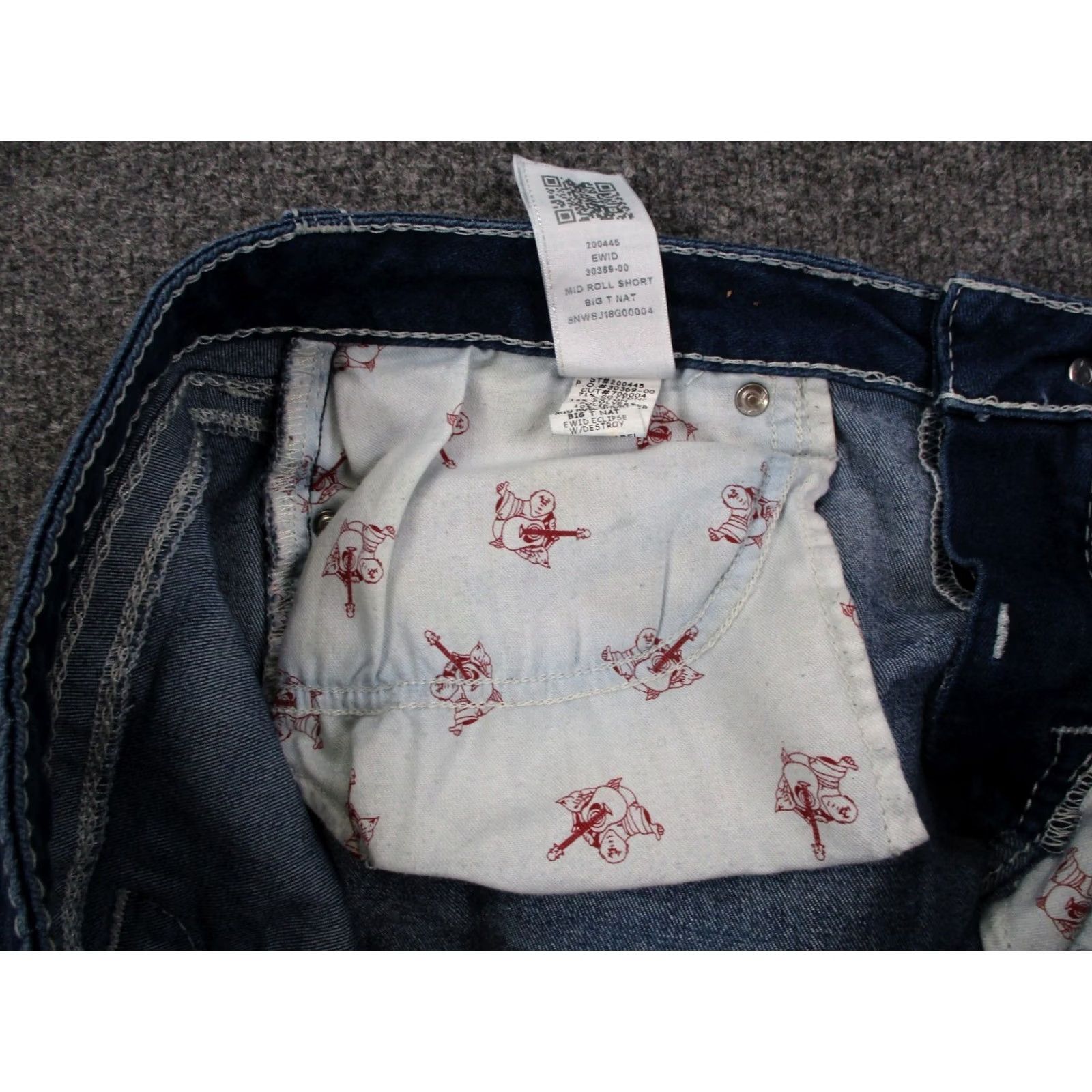 True Religion True Religion Shorts Mens 34 Denim Rocco Relaxed Cut Off Jean Jorts Summer Size US 36 / EU 52 - 7 Thumbnail