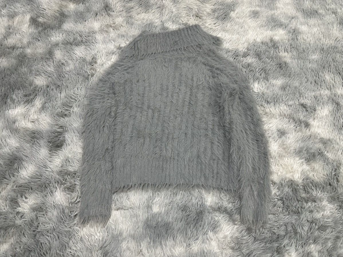 SLY 🔥Sick Y2K Sly Shaggy Fur High Neck Knit Sweater Vkei Punk Size US S / EU 44-46 / 1 - 9 Thumbnail