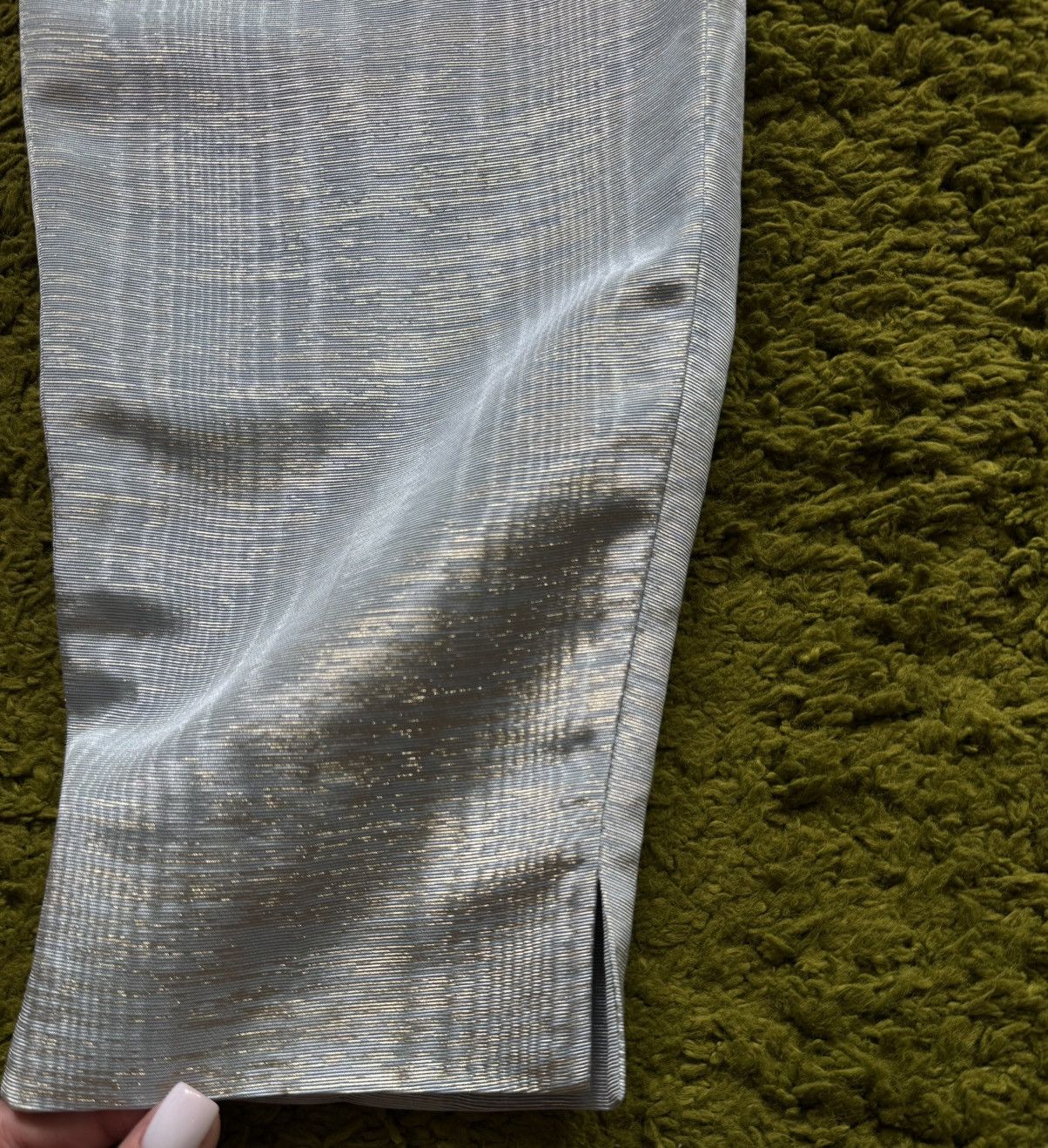 Escada Escada Couture 1990s archive vintage shining satin pants Size 26" / US 2 / IT 38 - 3 Thumbnail