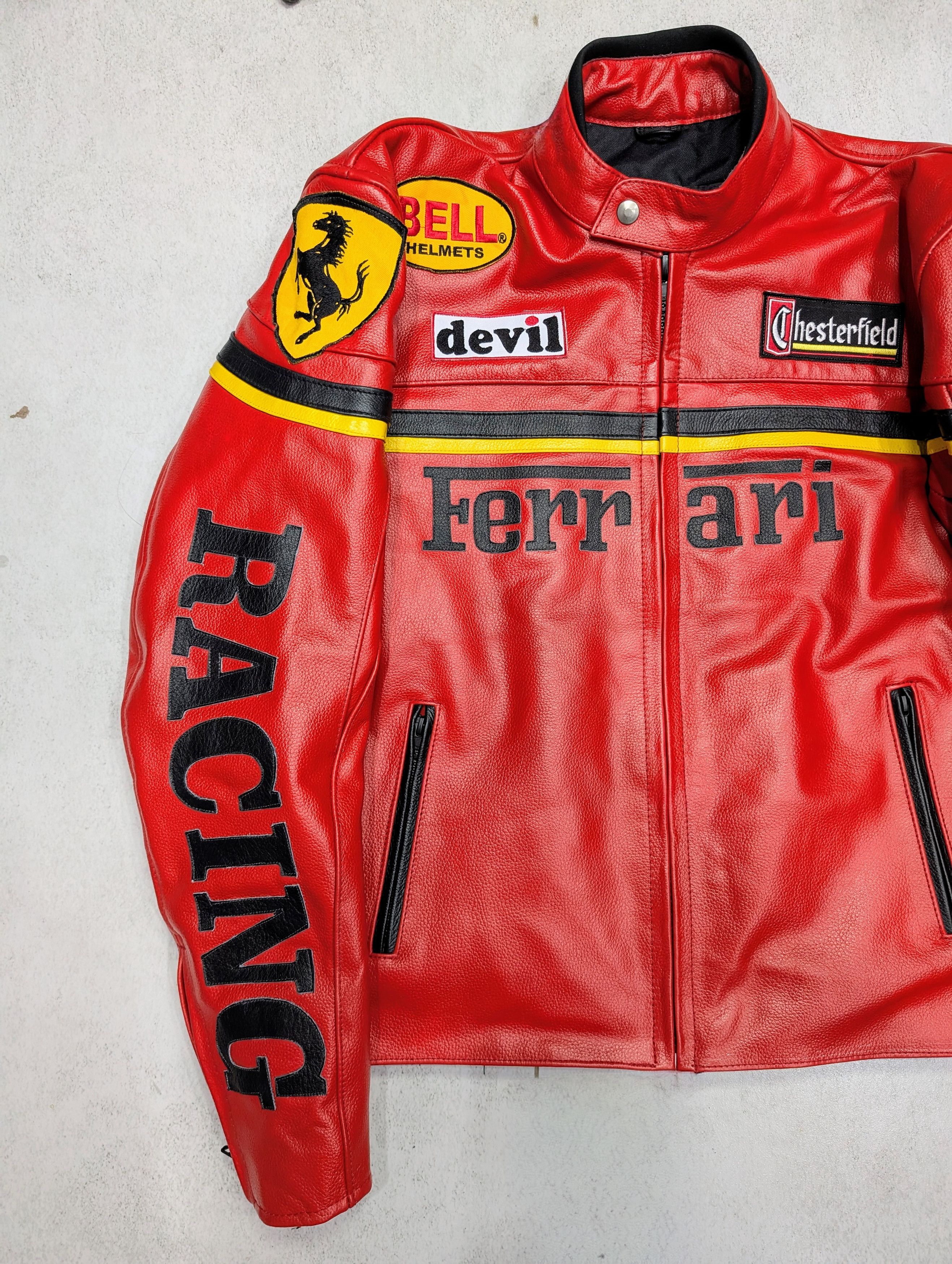 Ferrari Ferrari Racing Leather Jacket F1 Racing Size US L / EU 52-54 / 3 - 3 Thumbnail