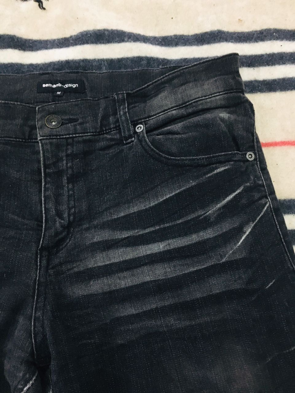Hysteric Glamour Hot Item 🔴 A07 Semantic Design Banana Curve Strecth Jeans Size US 34 / EU 50 - 6 Thumbnail