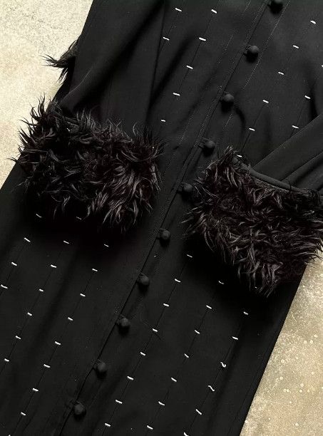 Other Alice Auaa Dark Gothic Wool Coat Size L / US 10 / IT 46 - 5 Thumbnail