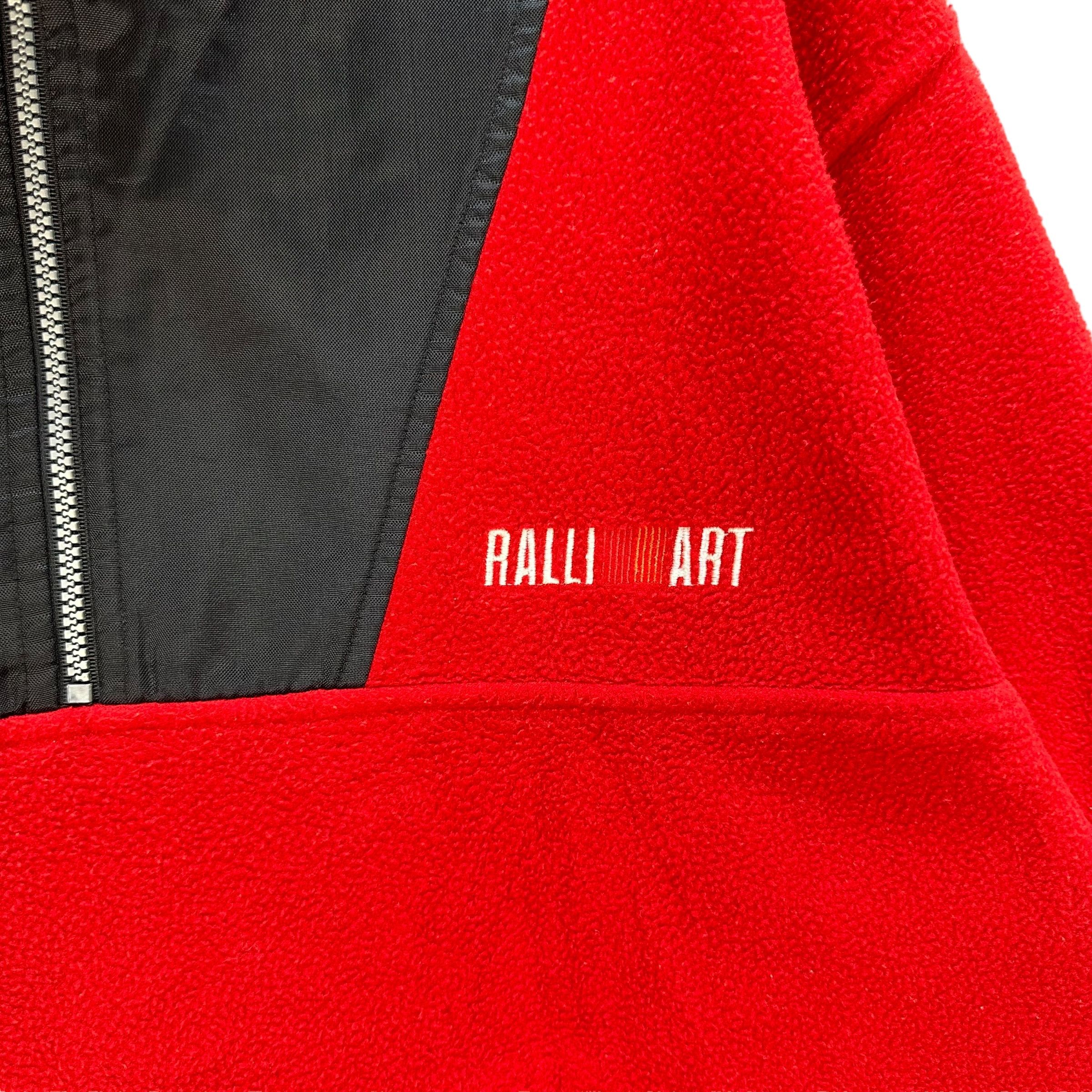 Japanese Brand MITSUBISHI RALLI ART Half Zip Pullover Fleece #A45-1039 Size US M / EU 48-50 / 2 - 3 Thumbnail