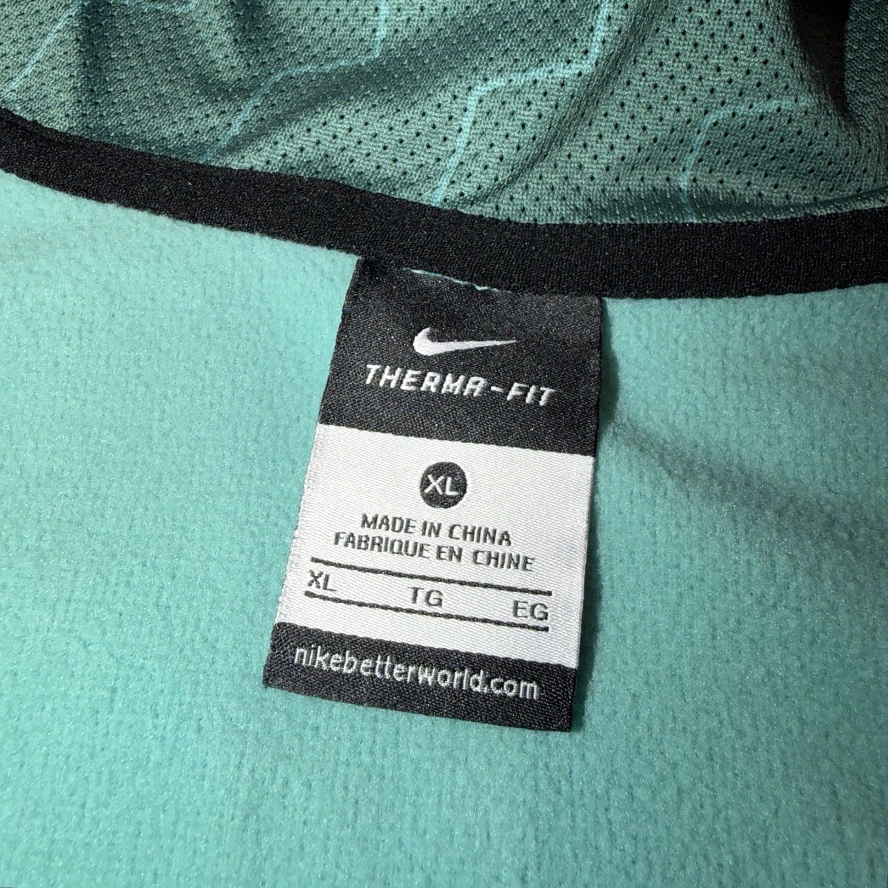 Nike Nike LeBron James Circuitry Hero Therma-Fit Hoodie Zip Up Jacket Men’s XL Teal Size US L / EU 52-54 / 3 - 7 Thumbnail
