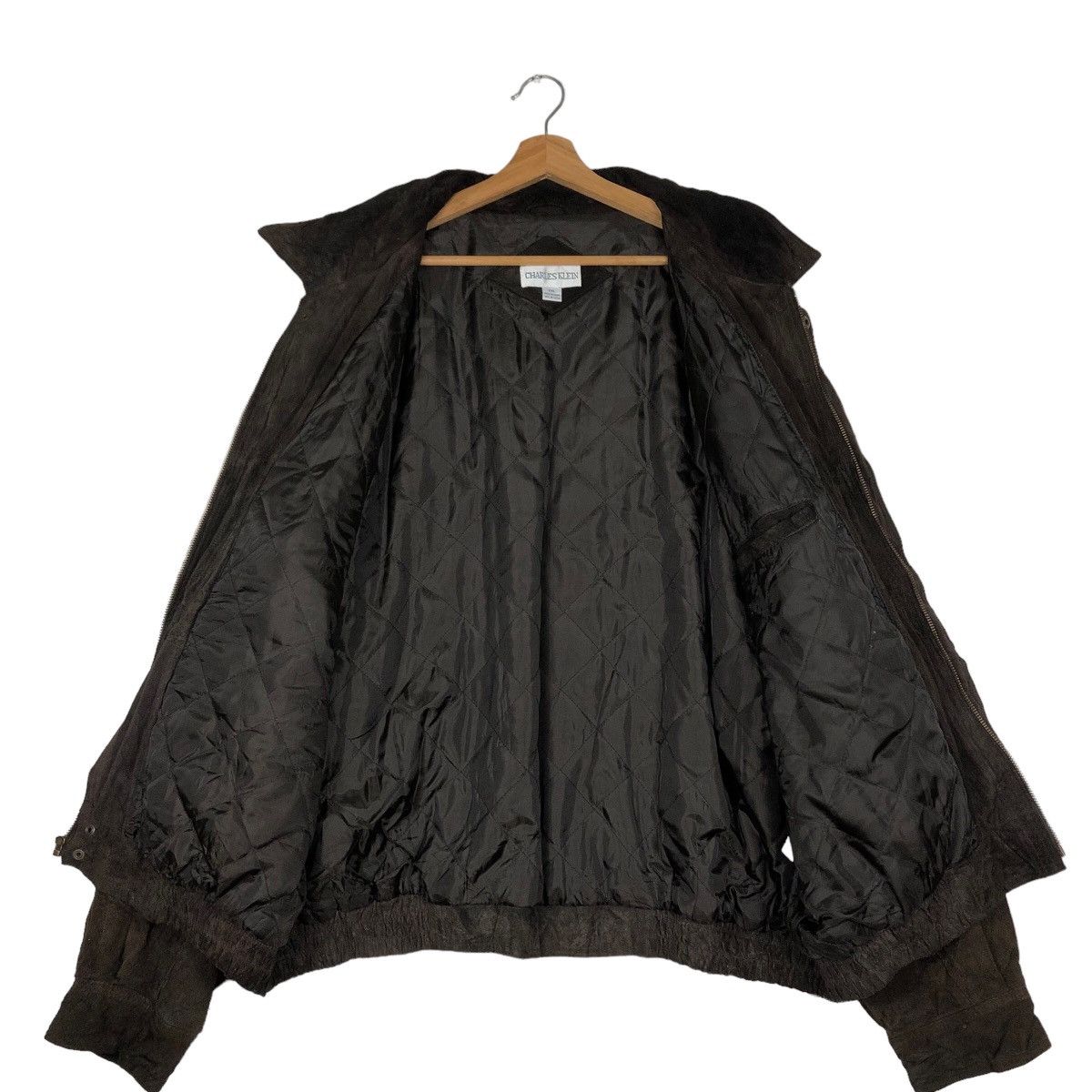 Japanese Brand 🔥Vtg Worker Leather Jacket Charles Klein Japan Made Size US XXL / EU 58 / 5 - 11 Thumbnail