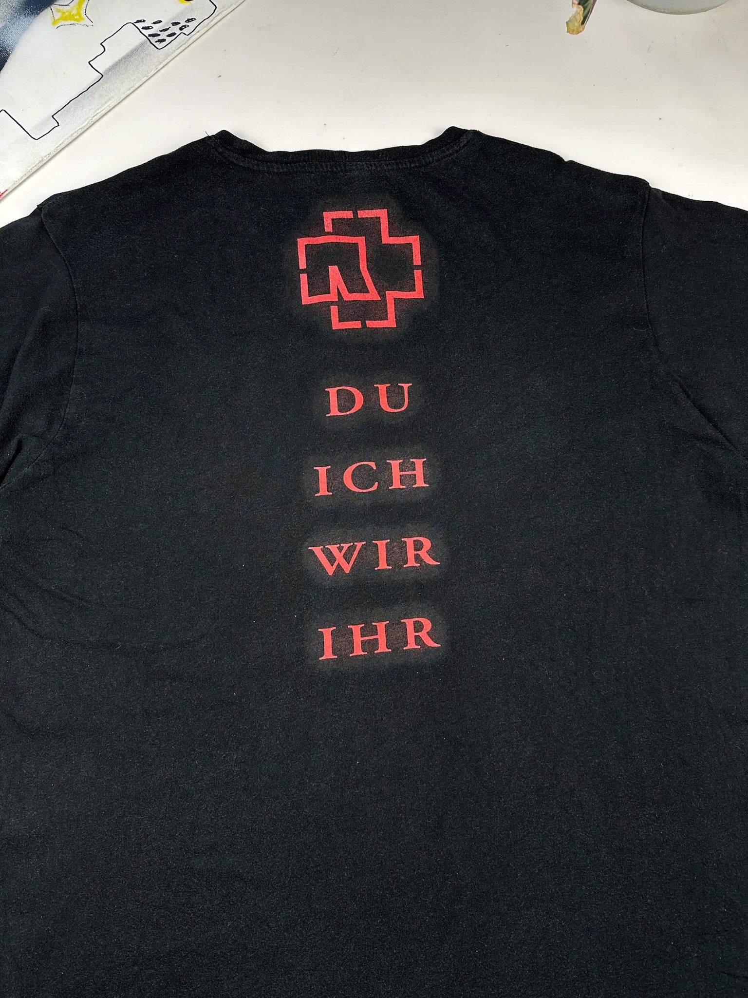 Band Tees Vintage Rammstein Graphic Print Rock Band T-Shirt Size US XL / EU 56 / 4 - 5 Thumbnail