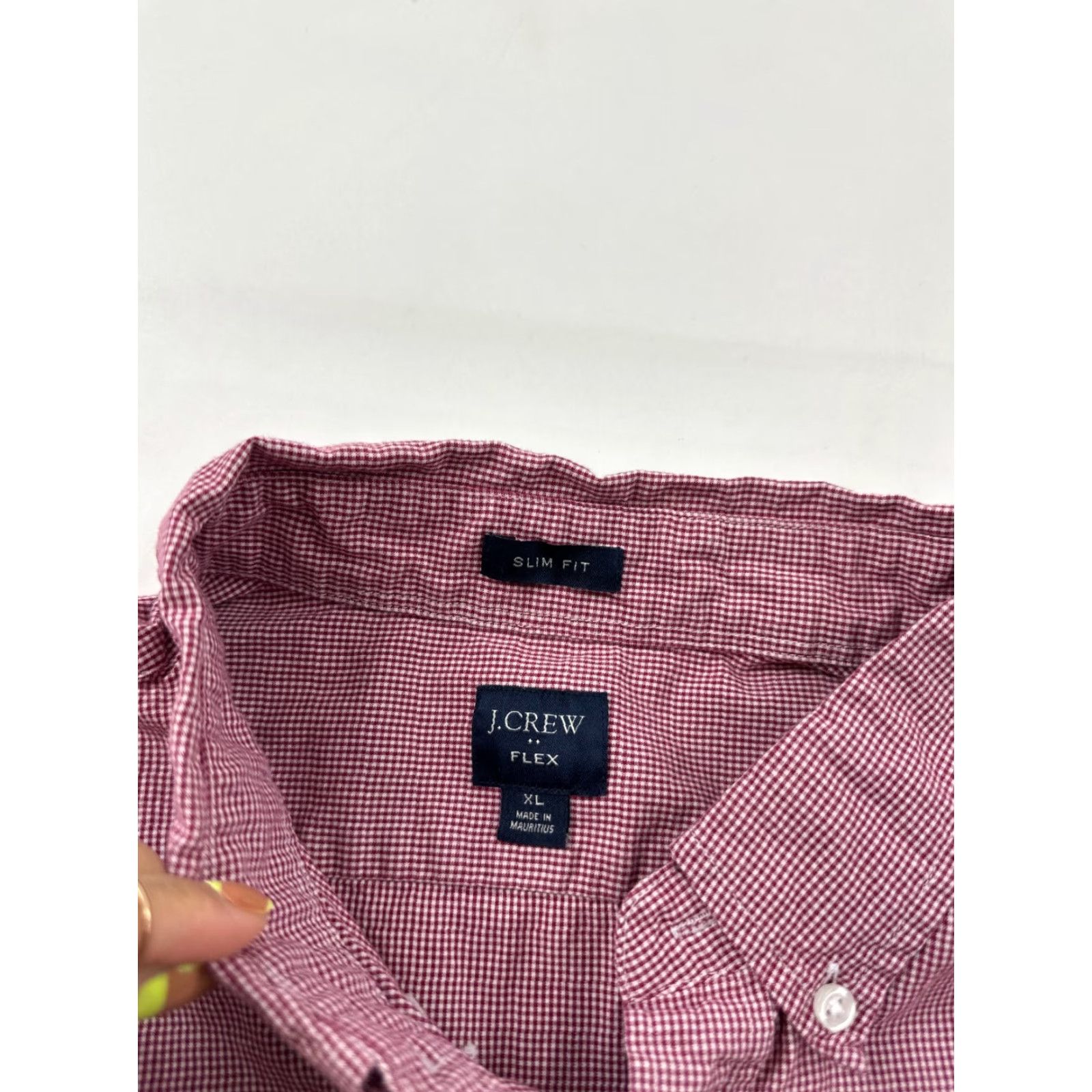 J.Crew J.Crew Shirt Mens XL Pink Flex Plaid Slim Fit Long Sleeve Button-Down Collared Shirt Size US XL / EU 56 / 4 - 3 Thumbnail