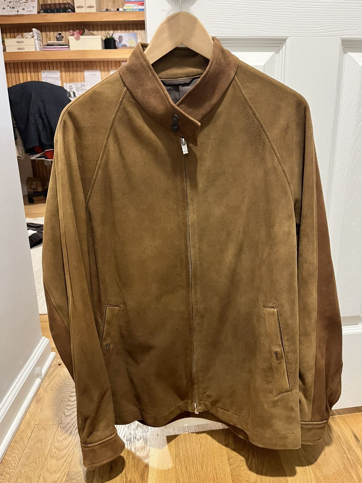 Other CALE Sheep Suede Jacket in Brown Size US L / EU 52-54 / 3 - 1 Thumbnail