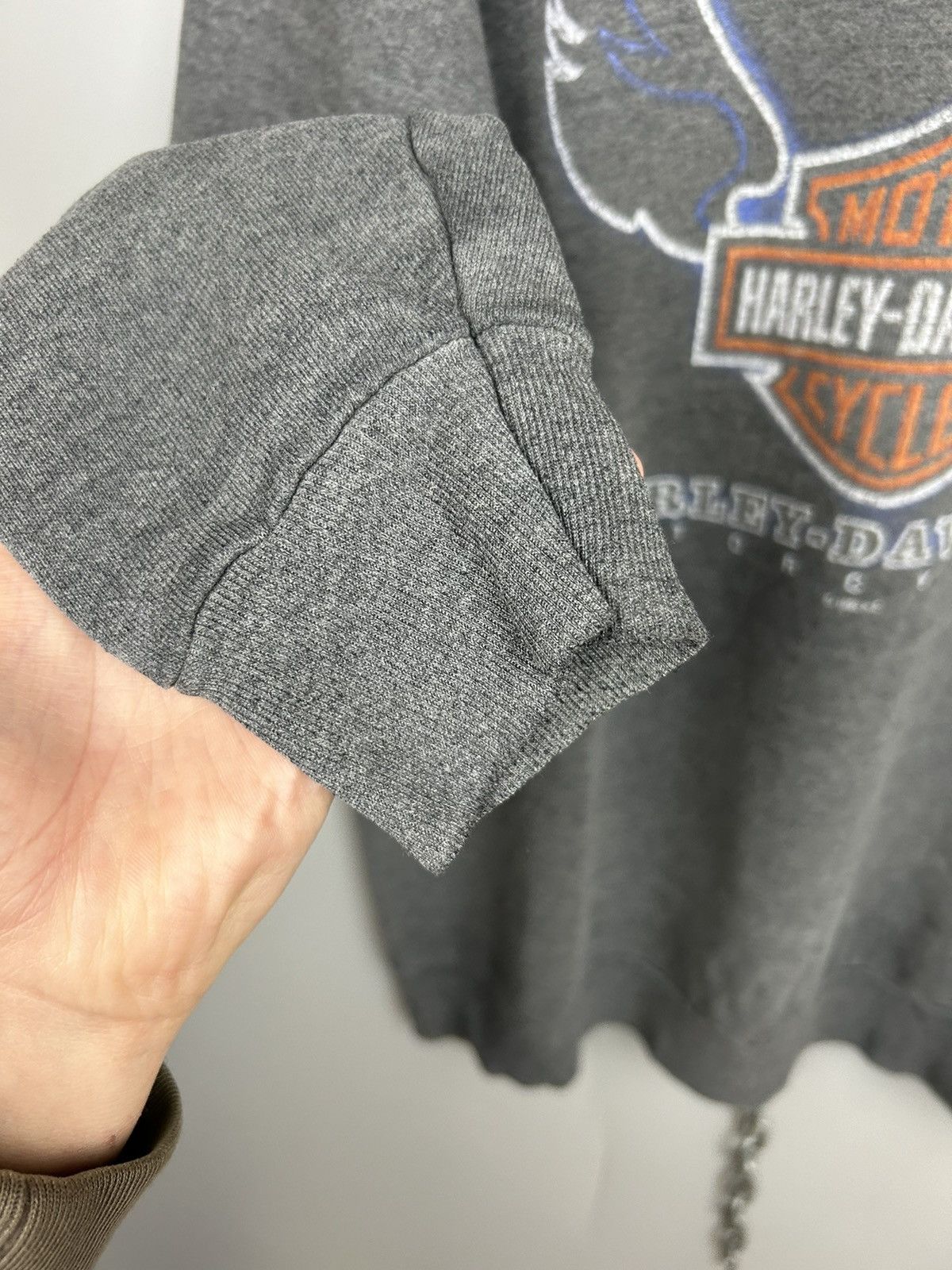 Harley Davidson × Vintage Vintage 90s Harley Davidson Sweatshirt Rare Size US L / EU 52-54 / 3 - 9 Thumbnail