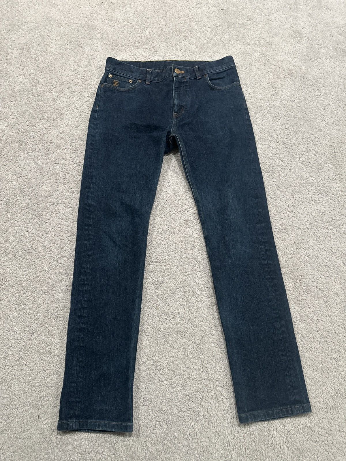 Louis Vuitton Louis Vuitton Blue Denim Jeans Size US 29 - 1 Thumbnail