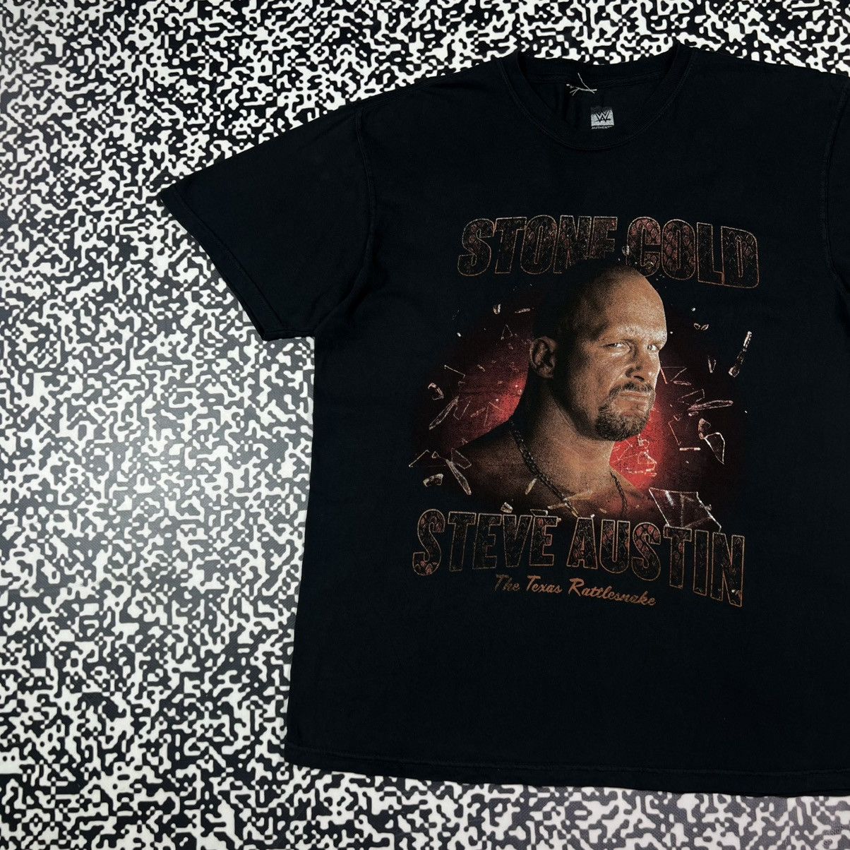 WWE Vintage Y2K WWE Stone Cold Steve Austin Texas Style T-shirt Size US L / EU 52-54 / 3 - 2 Thumbnail