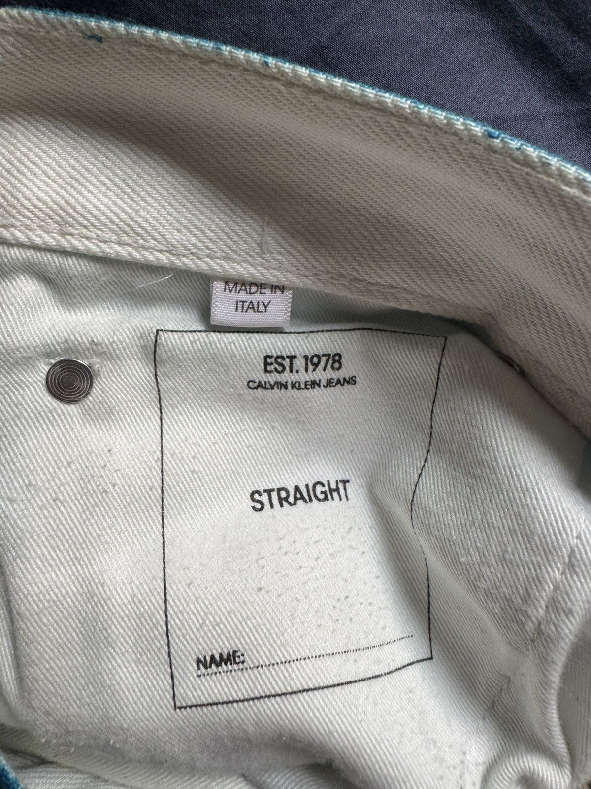 Raf Simons Calvin Klein x Raf Simons American Flag Denim (FW18) Size US 27 - 5 Thumbnail