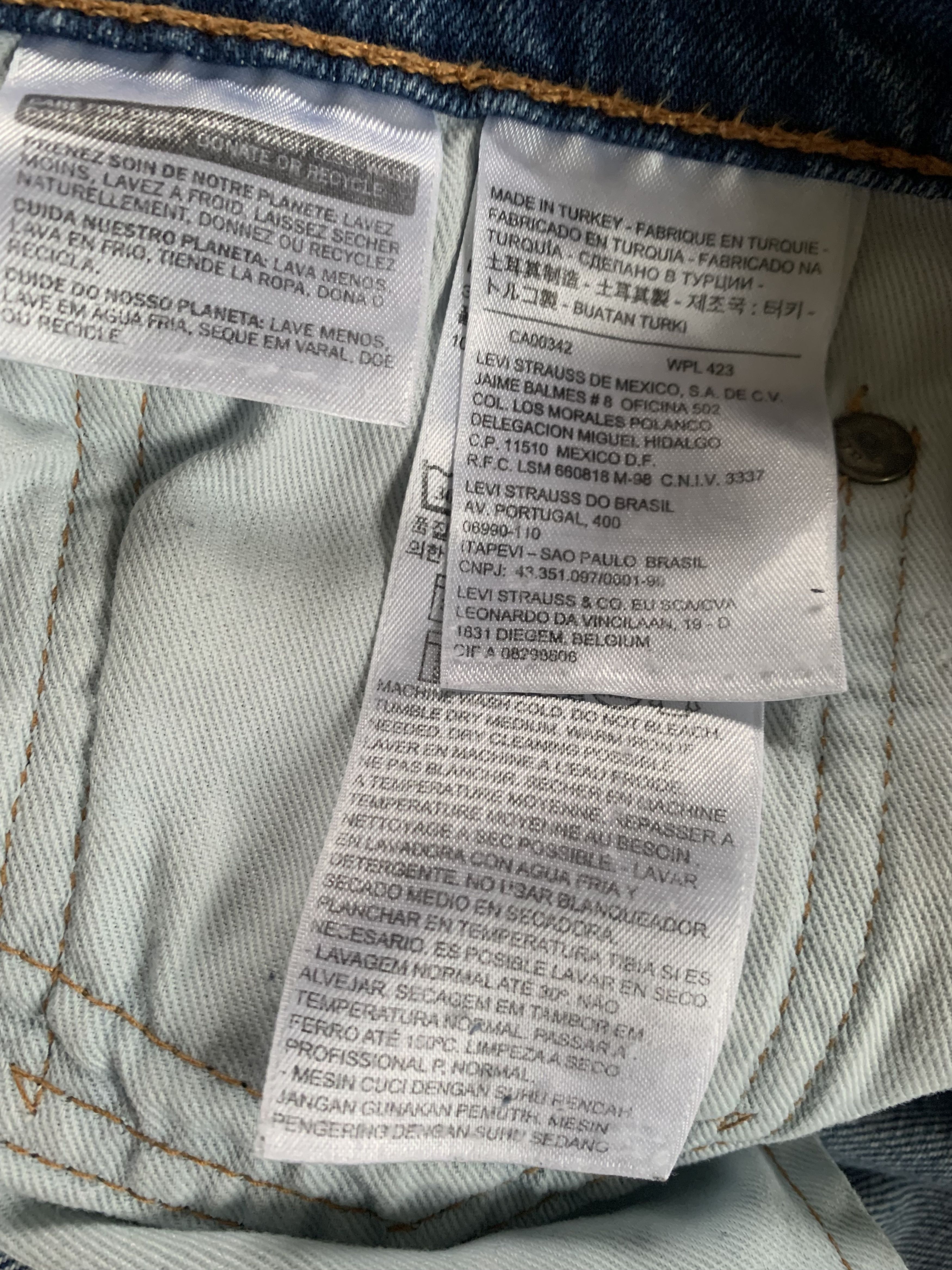 Levi's Levis 511 Light Blue Jeans Size US 31 - 8 Thumbnail