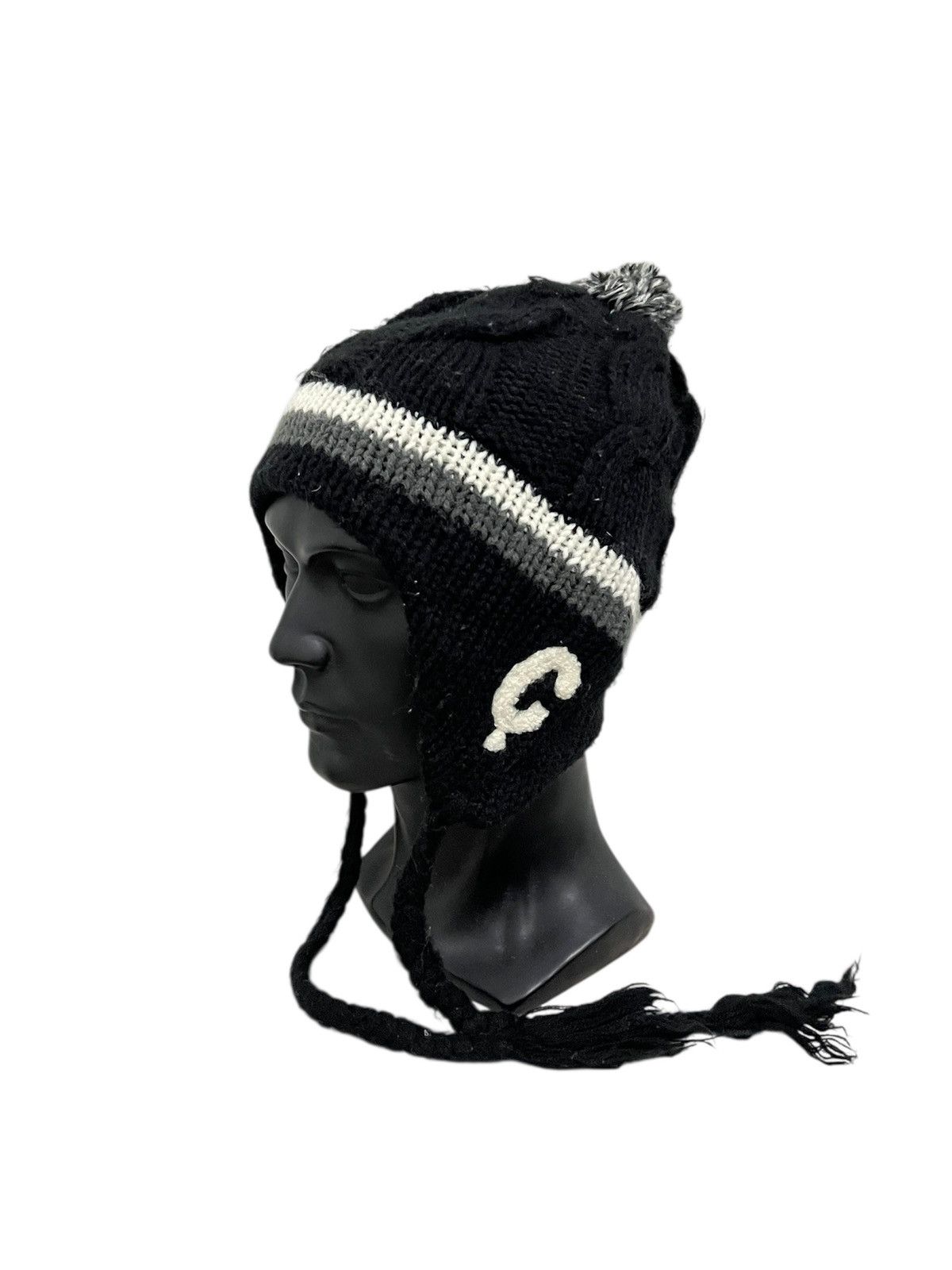 Comme Ca Ism Comme ca ism Crochet Earflap Beanie Hat Size ONE SIZE - 1 Thumbnail