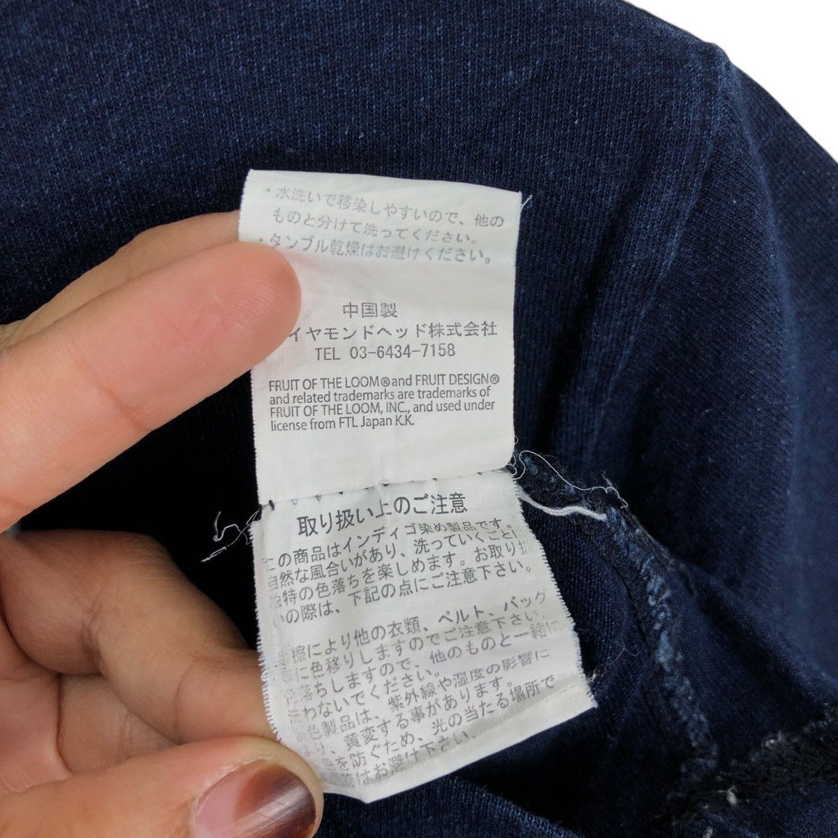 Blue Blue Japan BLUE BLUE Indigo Dye T Shirt Pocket Tee Size M Size US M / EU 48-50 / 2 - 7 Thumbnail