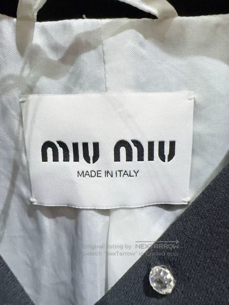 Miu Miu Miu Miu 38 Black full diamond coat Size M / US 6-8 / IT 42-44 - 3 Thumbnail