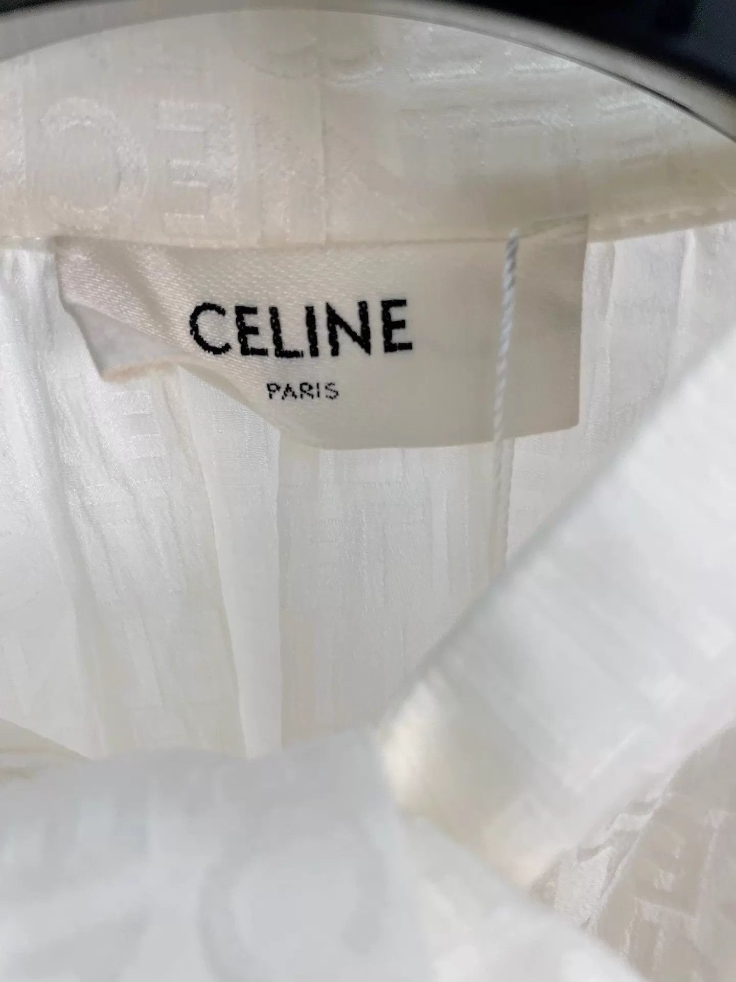 Celine Celine Silk Jacquard Shirt 36 Pre-owned Size XS / US 0-2 / IT 36-38 - 4 Thumbnail